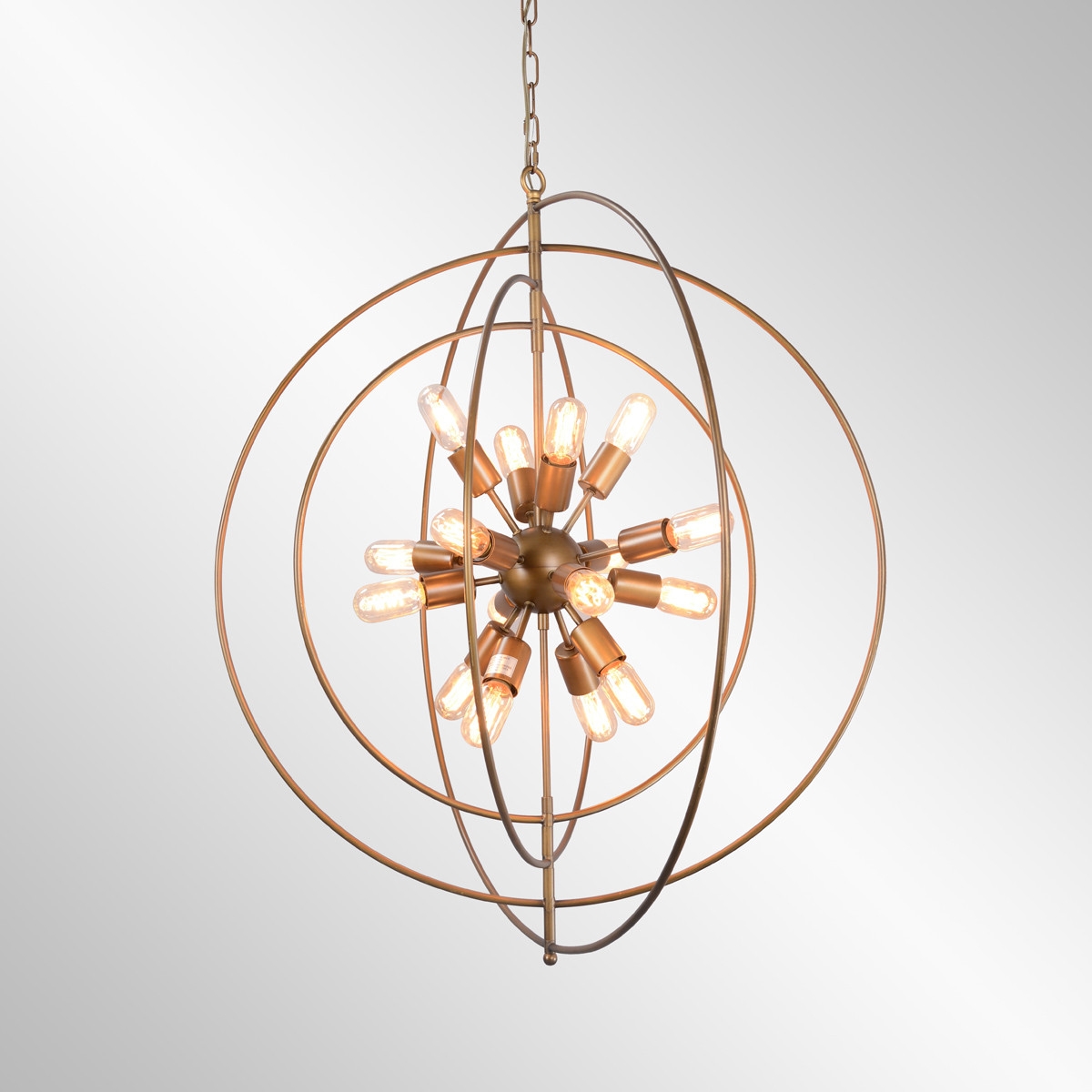 Cosmos Iron Chandelier