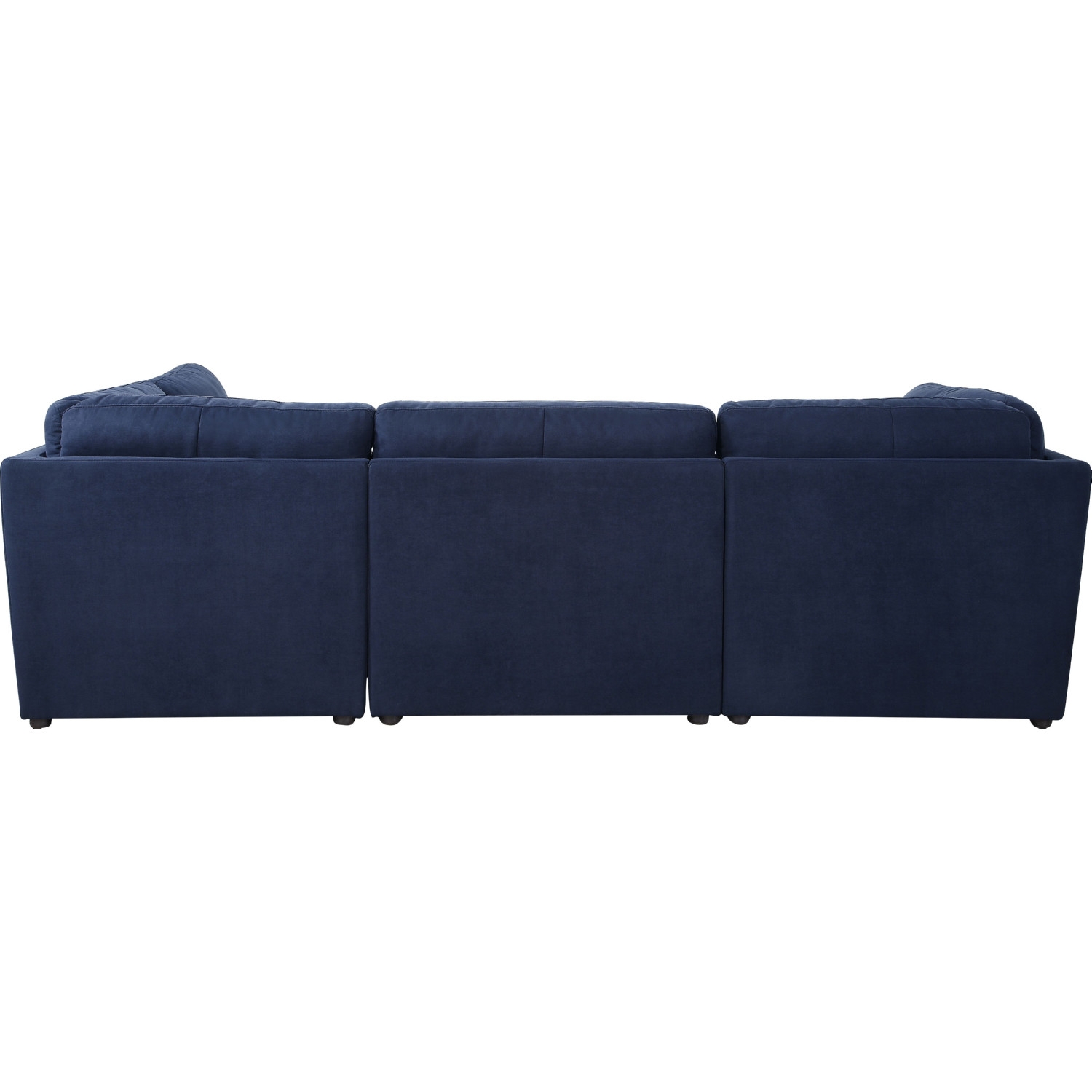 Divani Casa Kinsey Modern Mustard Small River Rock Ottoman