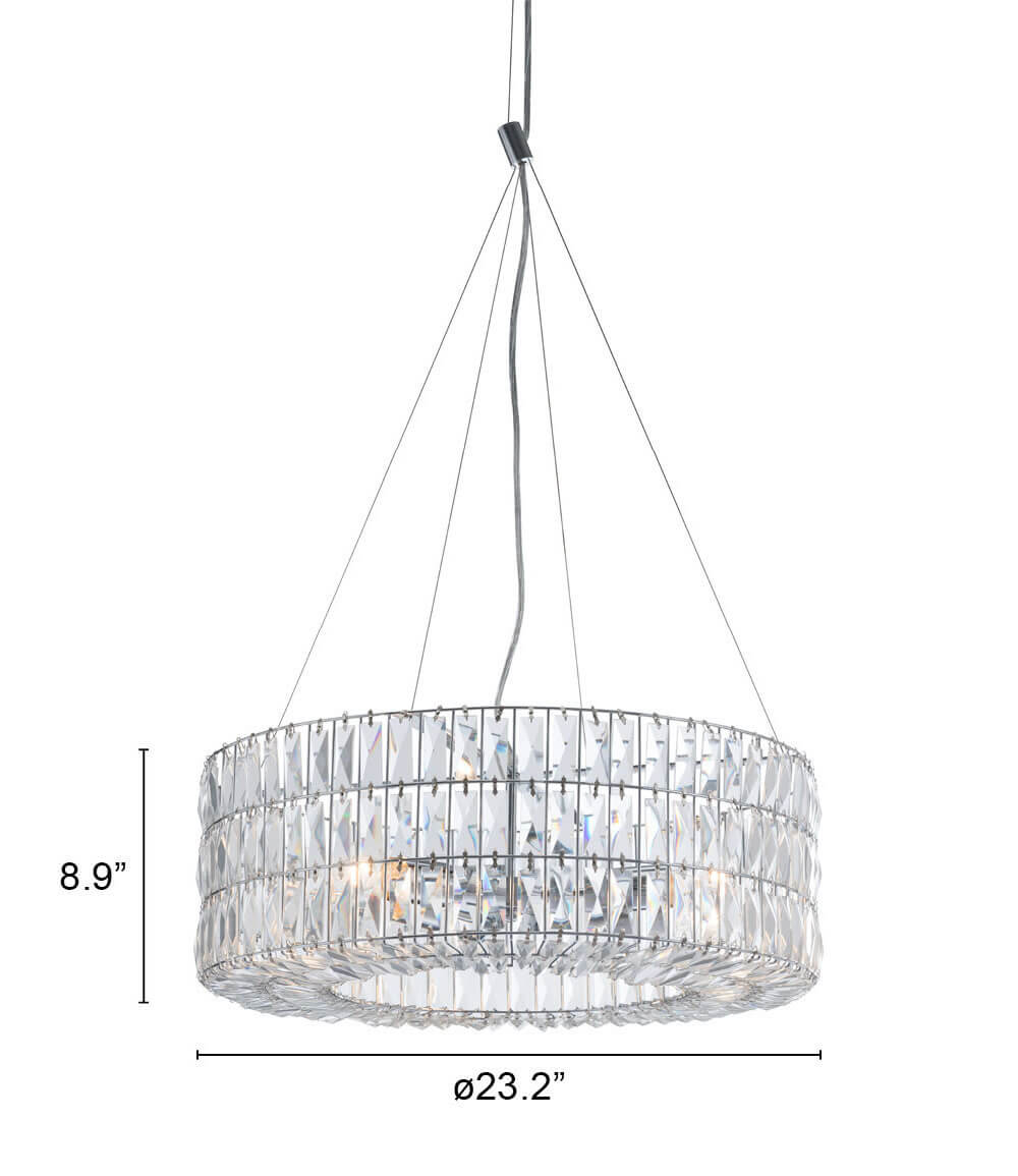 Jena Crystal Ceiling Lamp