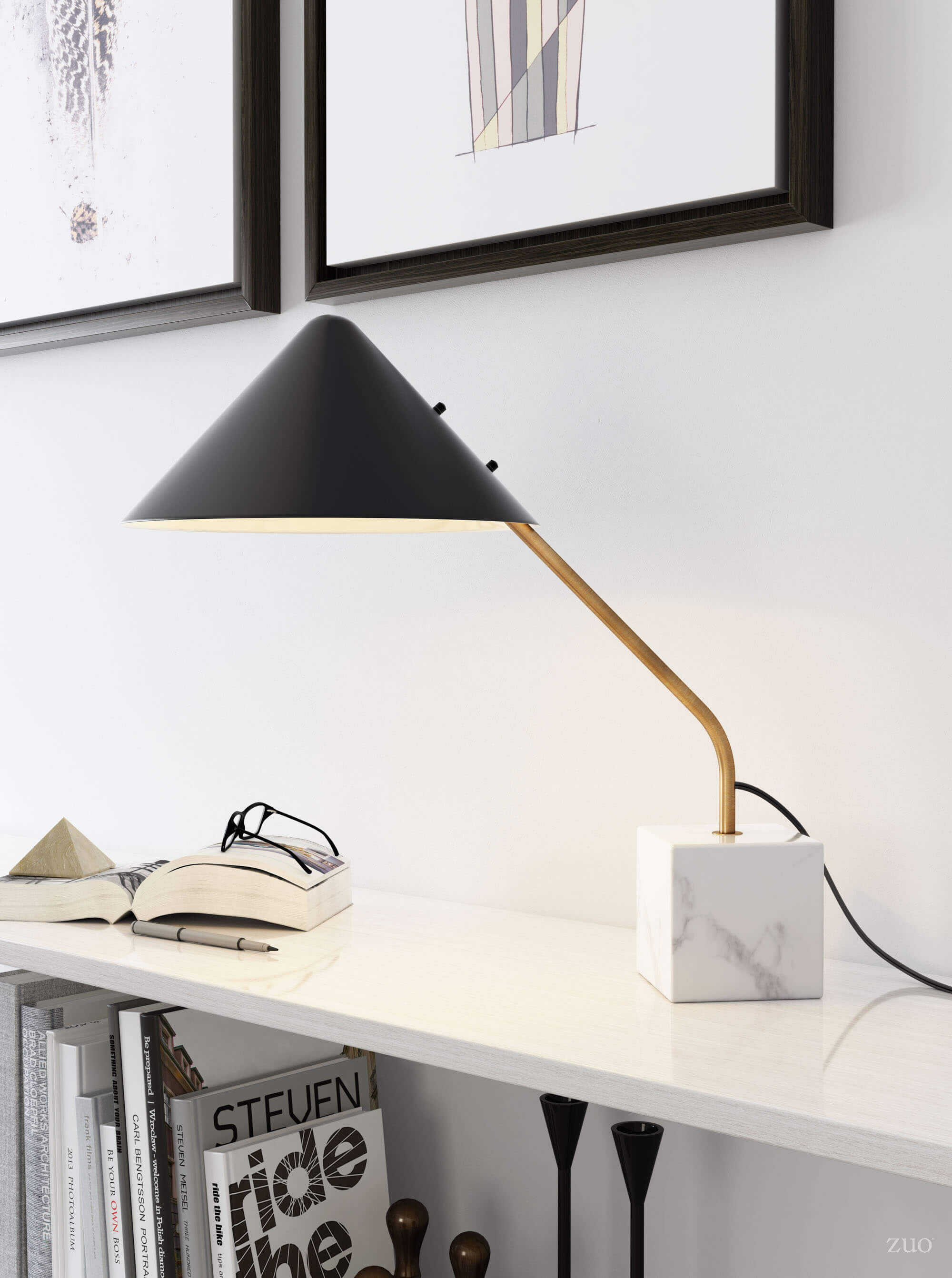 Pike Marble Table Lamp