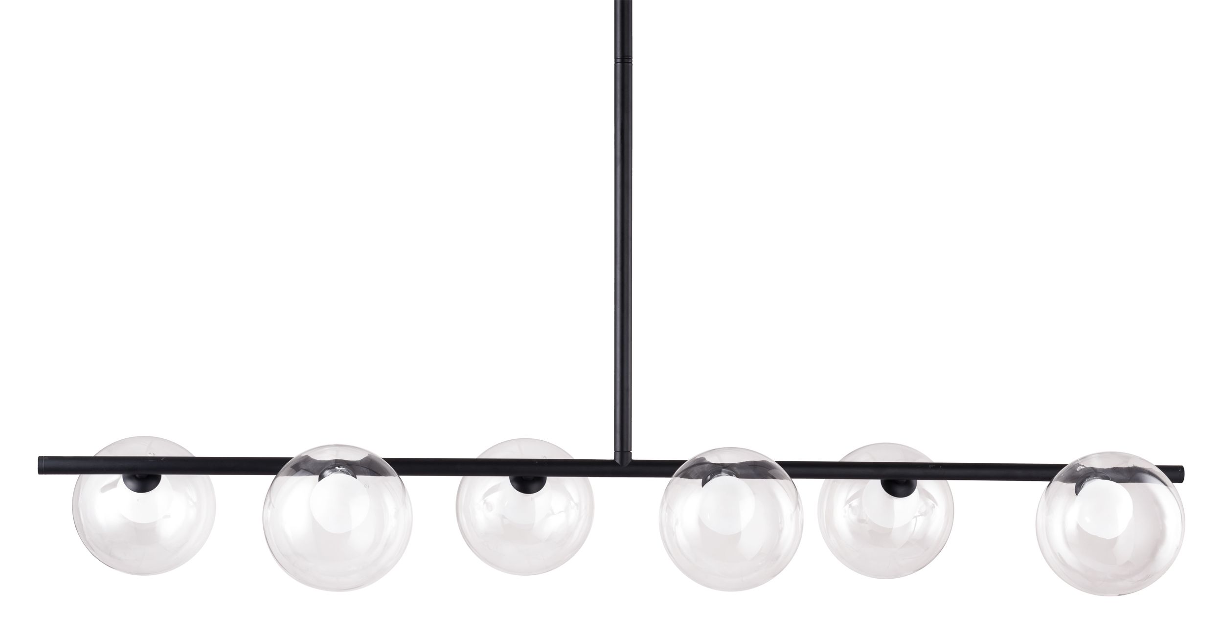 Keyoz Glass/Steel Ceiling Lamp