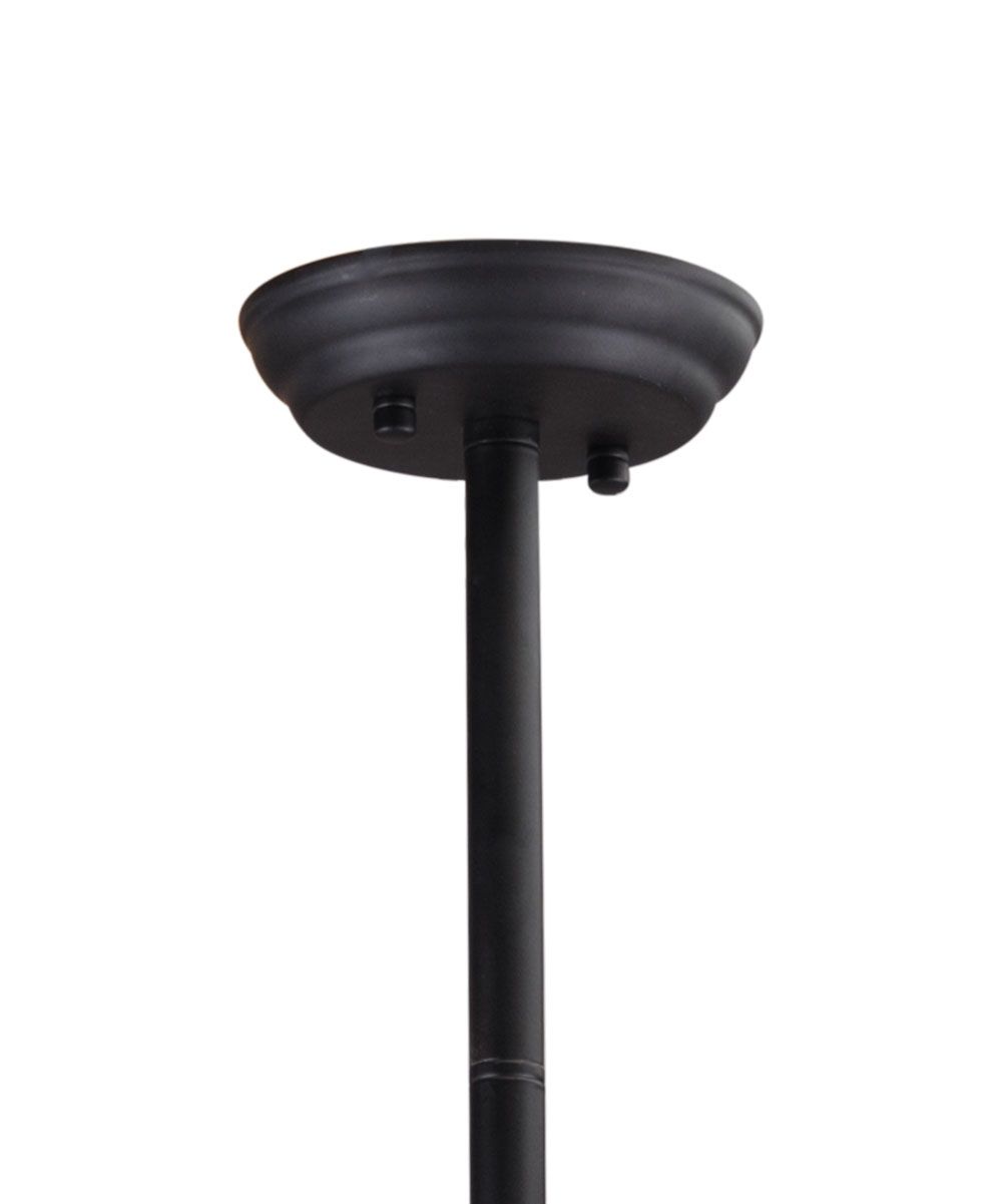 Keyoz Glass/Steel Ceiling Lamp