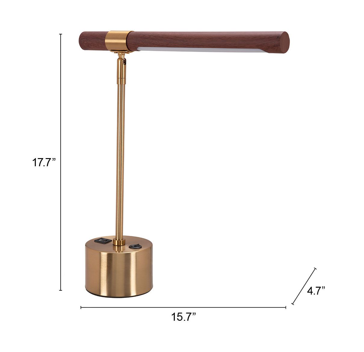 Kippy Silicone/Steel Table Lamp
