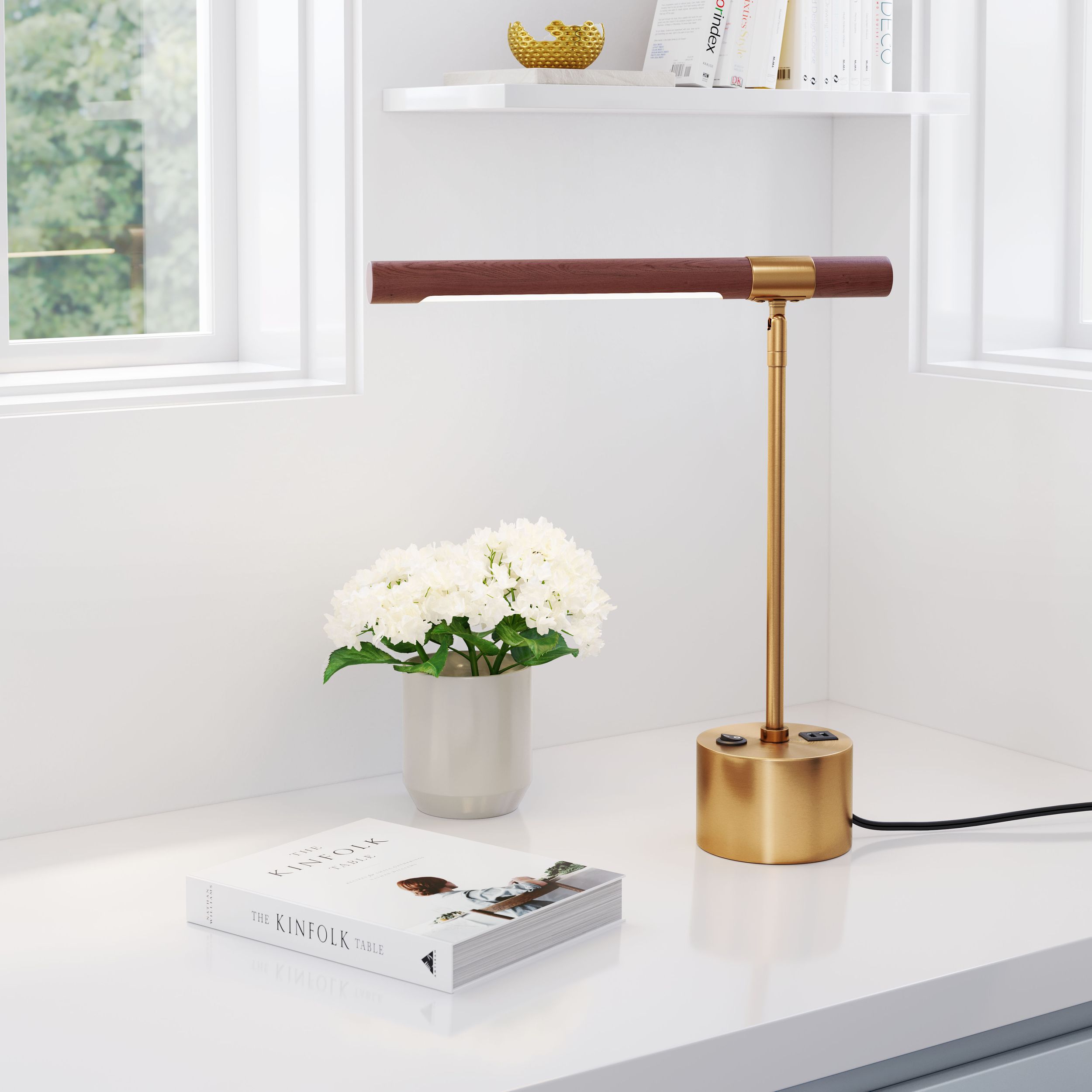 Kippy Silicone/Steel Table Lamp