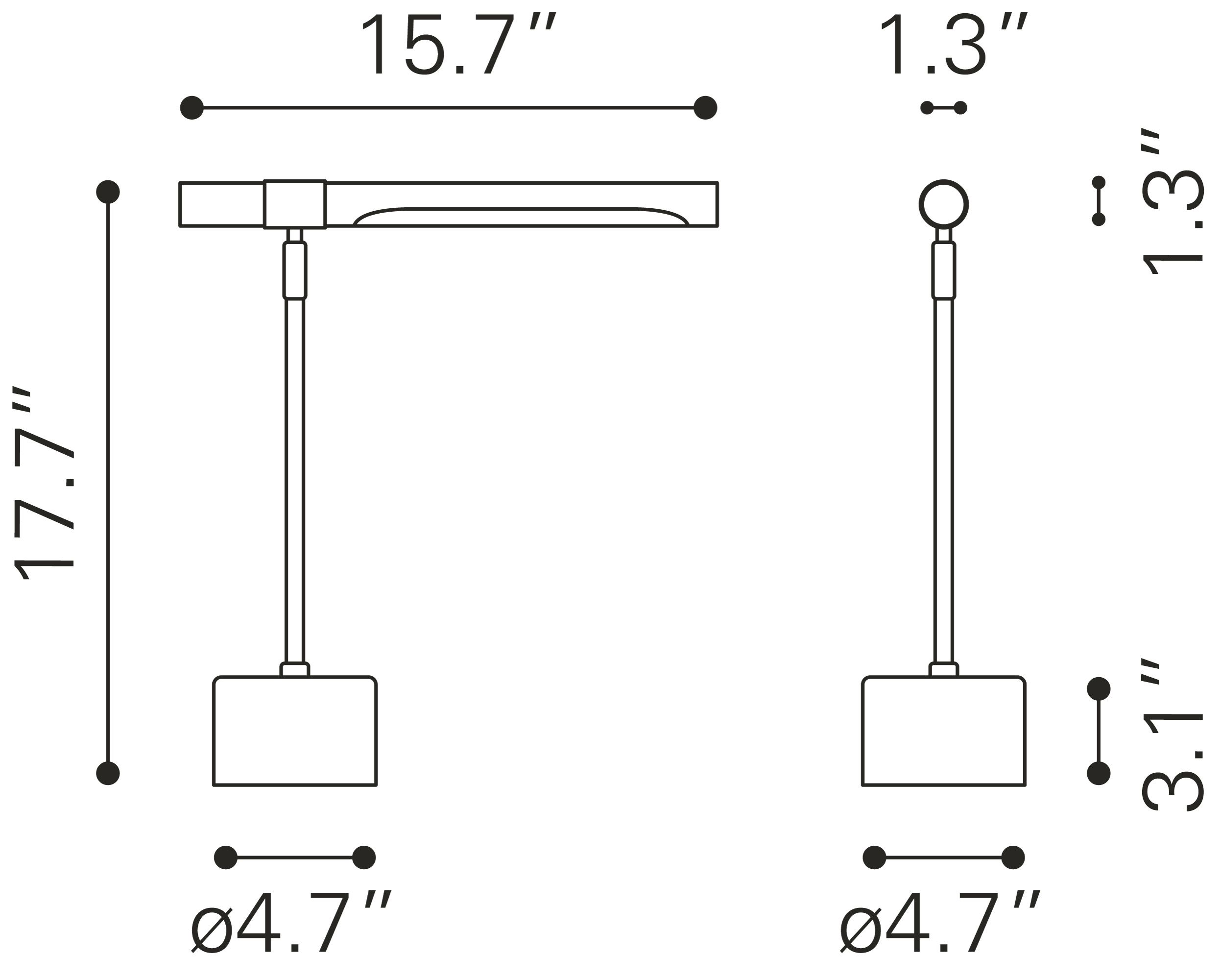 Kippy Silicone/Steel Table Lamp