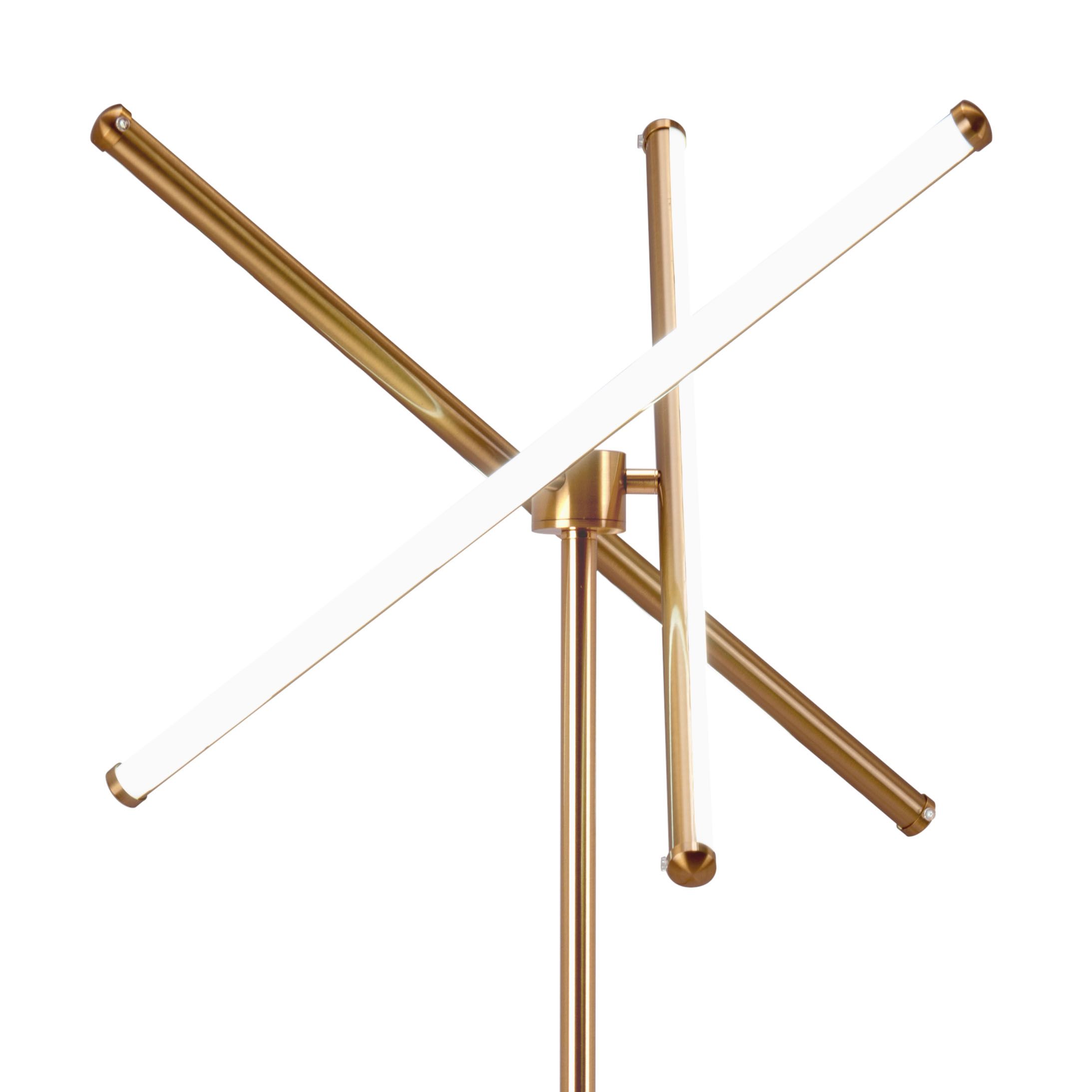 Garza Silicone/Steel Floor Lamp