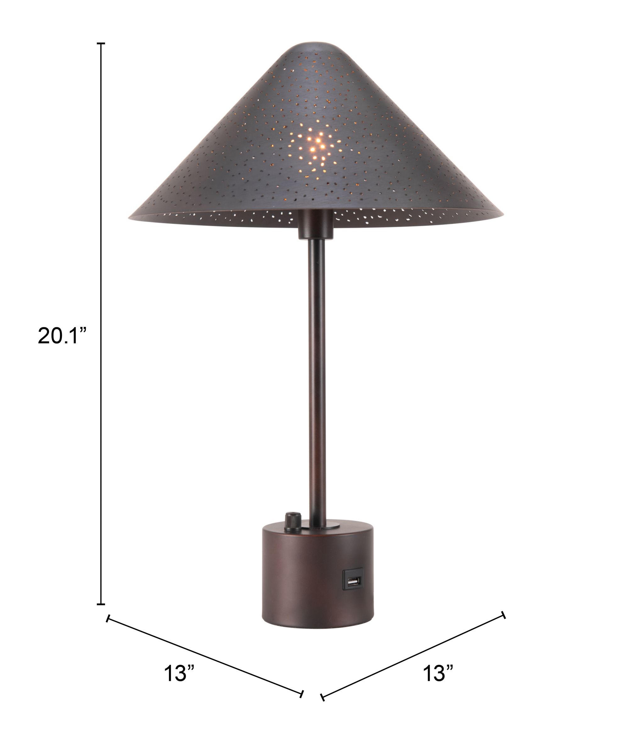 Cardo Steel Table Lamp