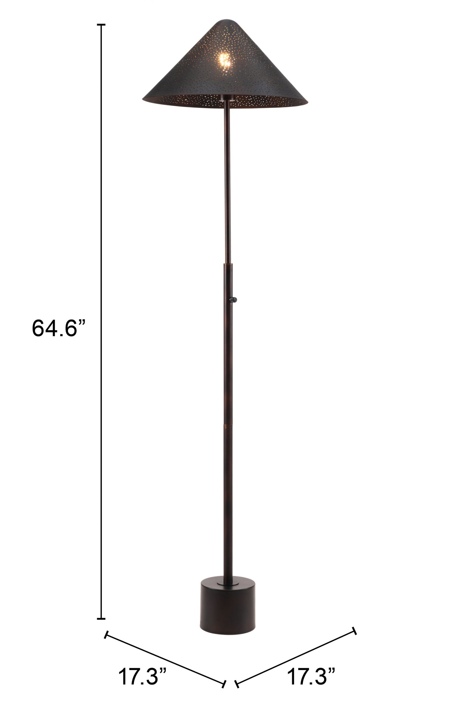 Cardo Steel Floor Lamp