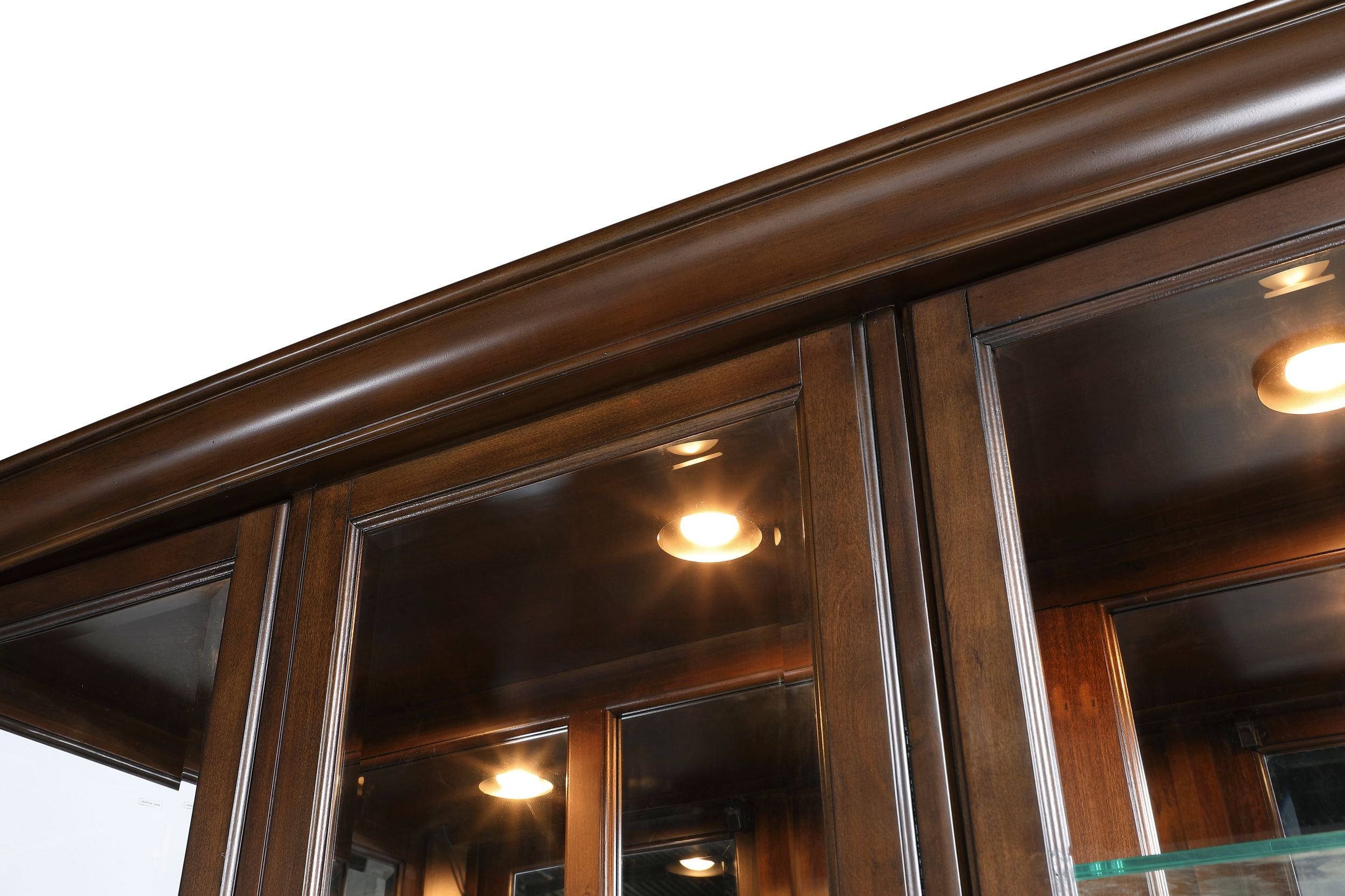 Rexford Wood Buffet & Hutch with 5 Doors & 4 Drawers