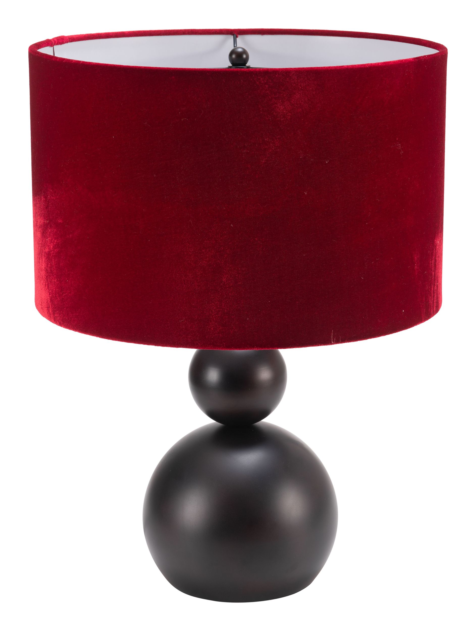 Shobu Steel Table Lamp Red