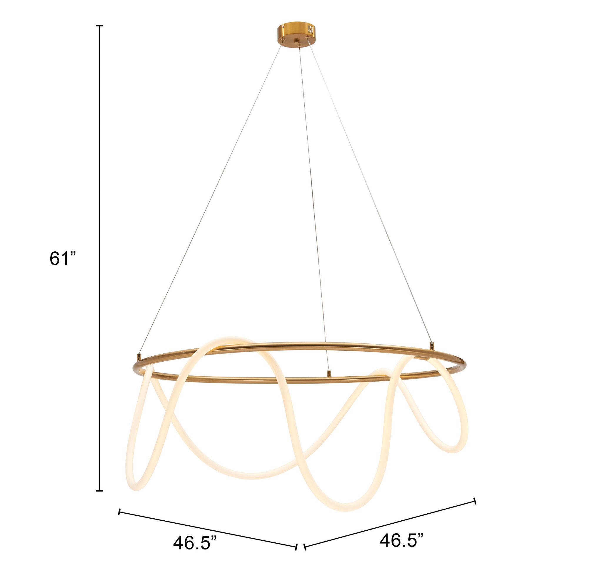 Wiber Silicone/Steel Ceiling Lamp
