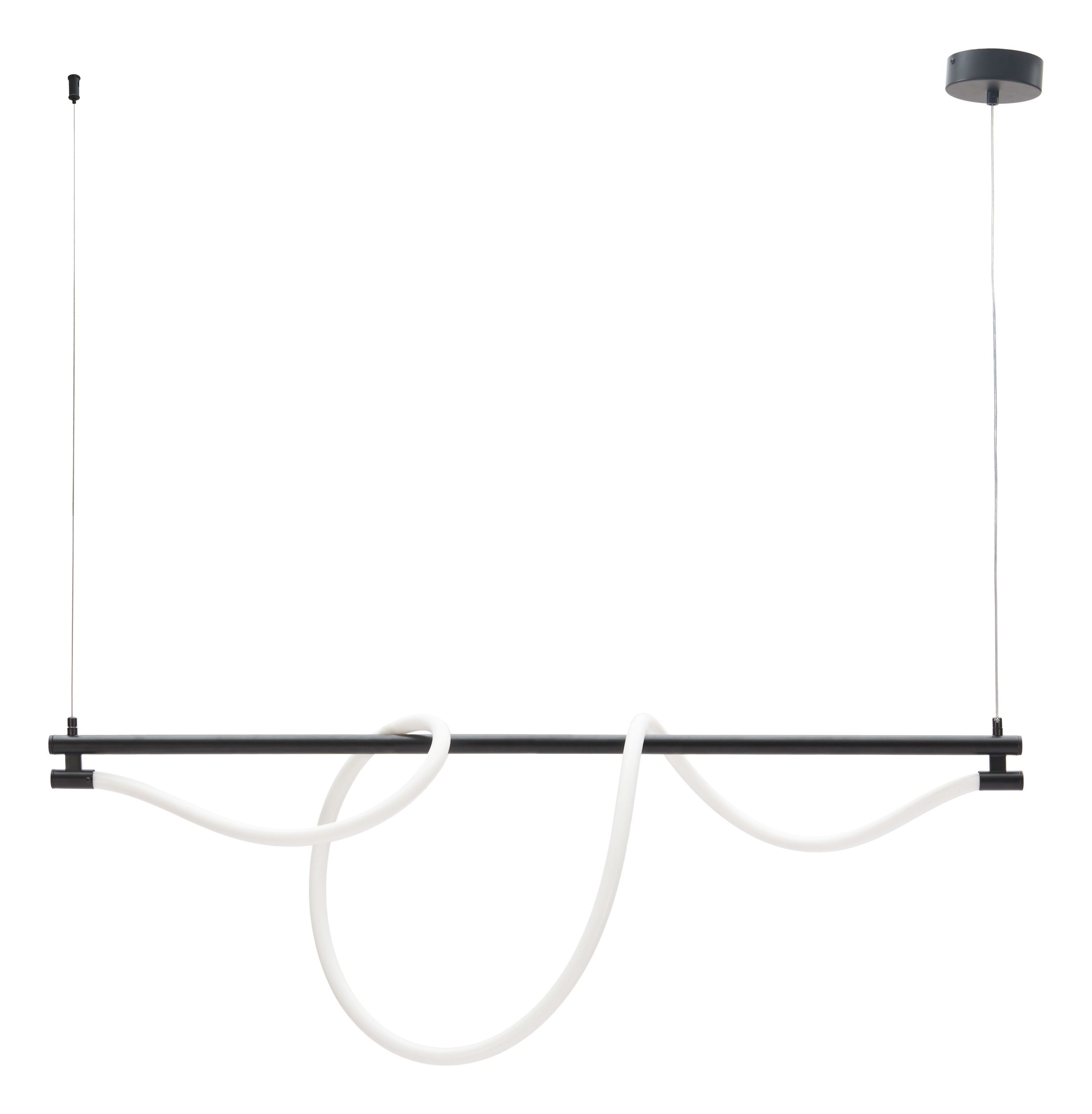 Adder Flexible Silicone/Steel LED Ceiling Lamp