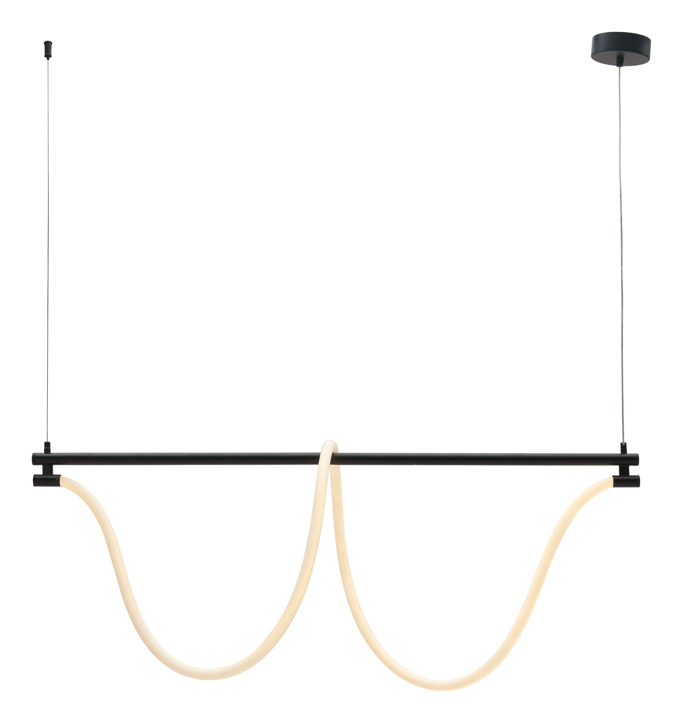 Adder Flexible Silicone/Steel LED Ceiling Lamp