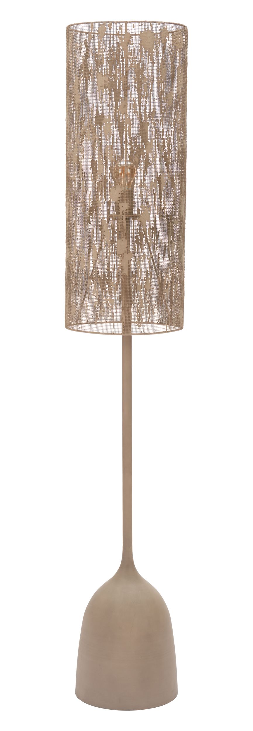 Buff Steel Floor Lamp