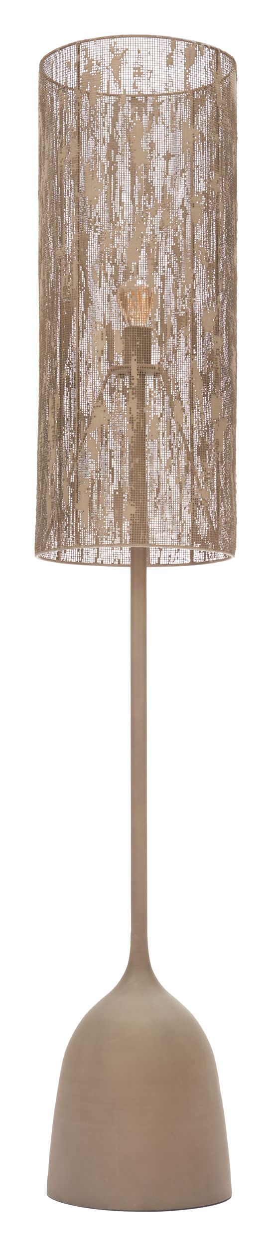 Buff Steel Floor Lamp