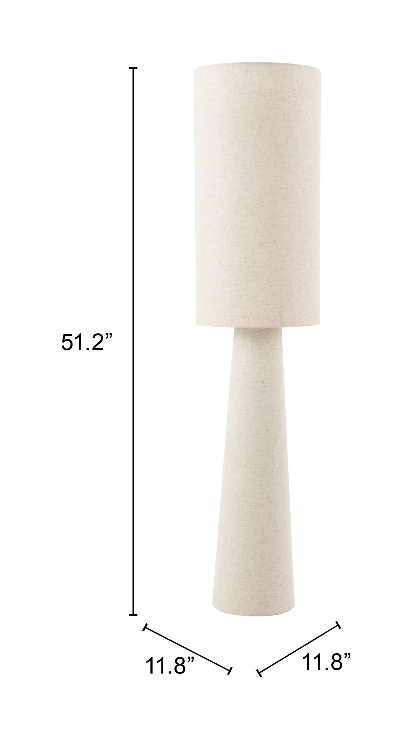 Heaven PVC/Steel Floor Lamp