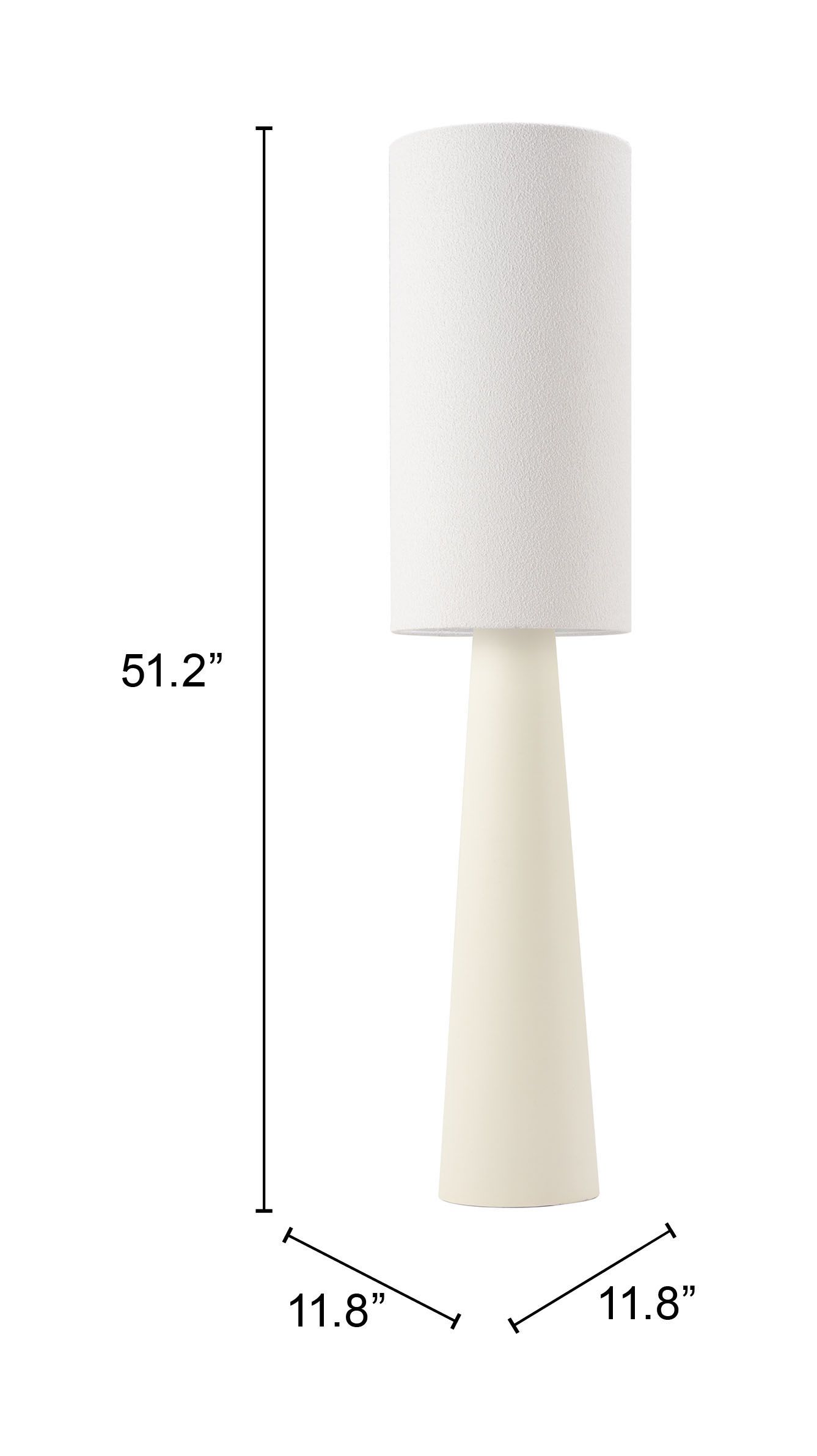 Heaven PVC/Steel Floor Lamp