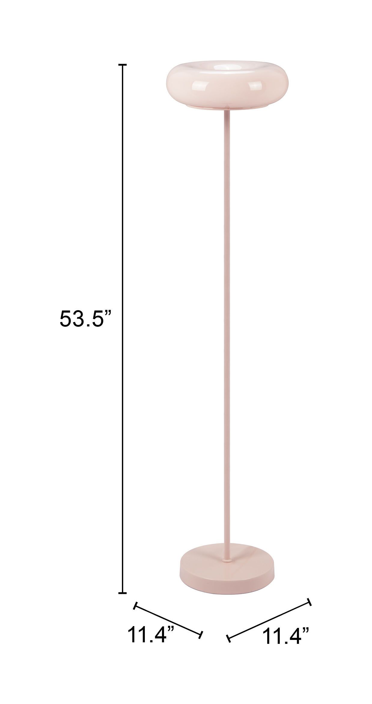 Munk PVC/Steel Floor Lamp