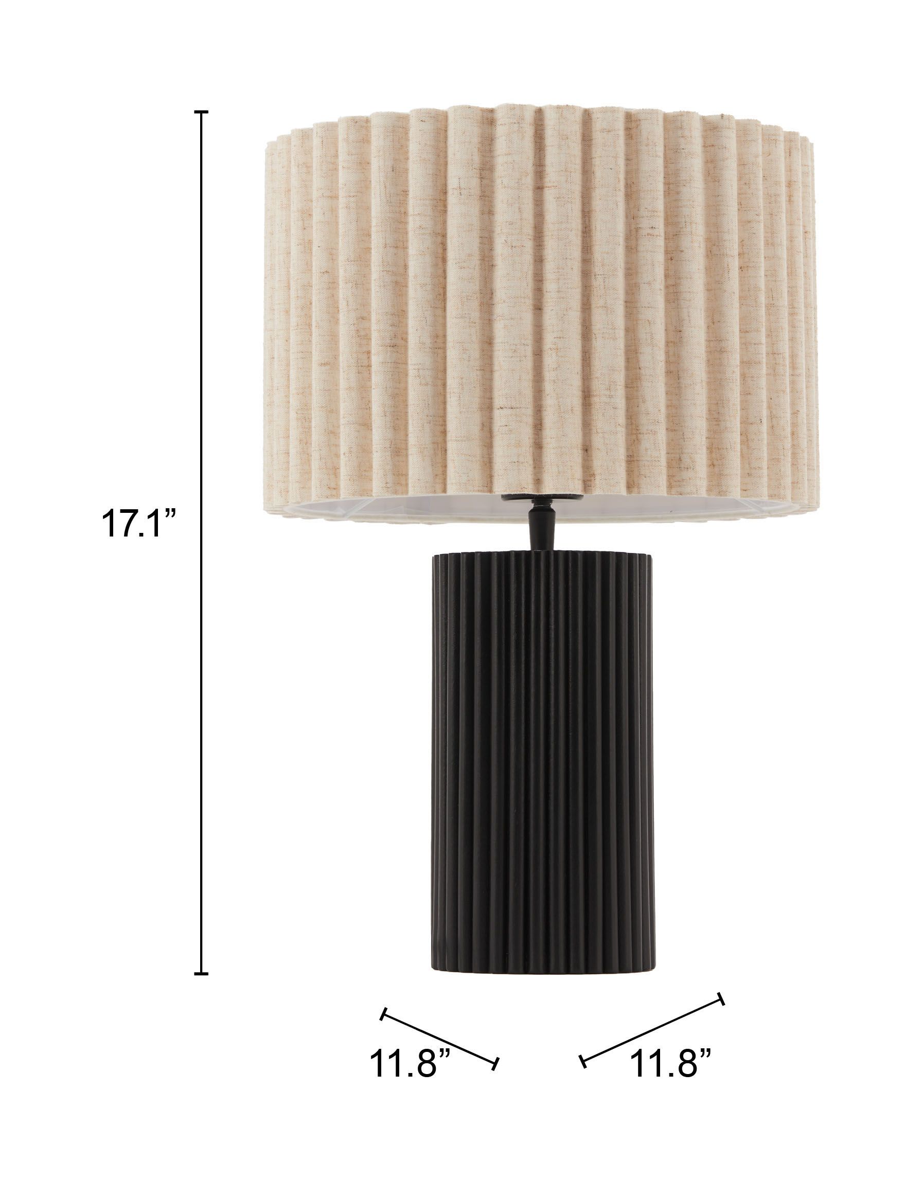 Aurora PVC/Steel Table Lamp