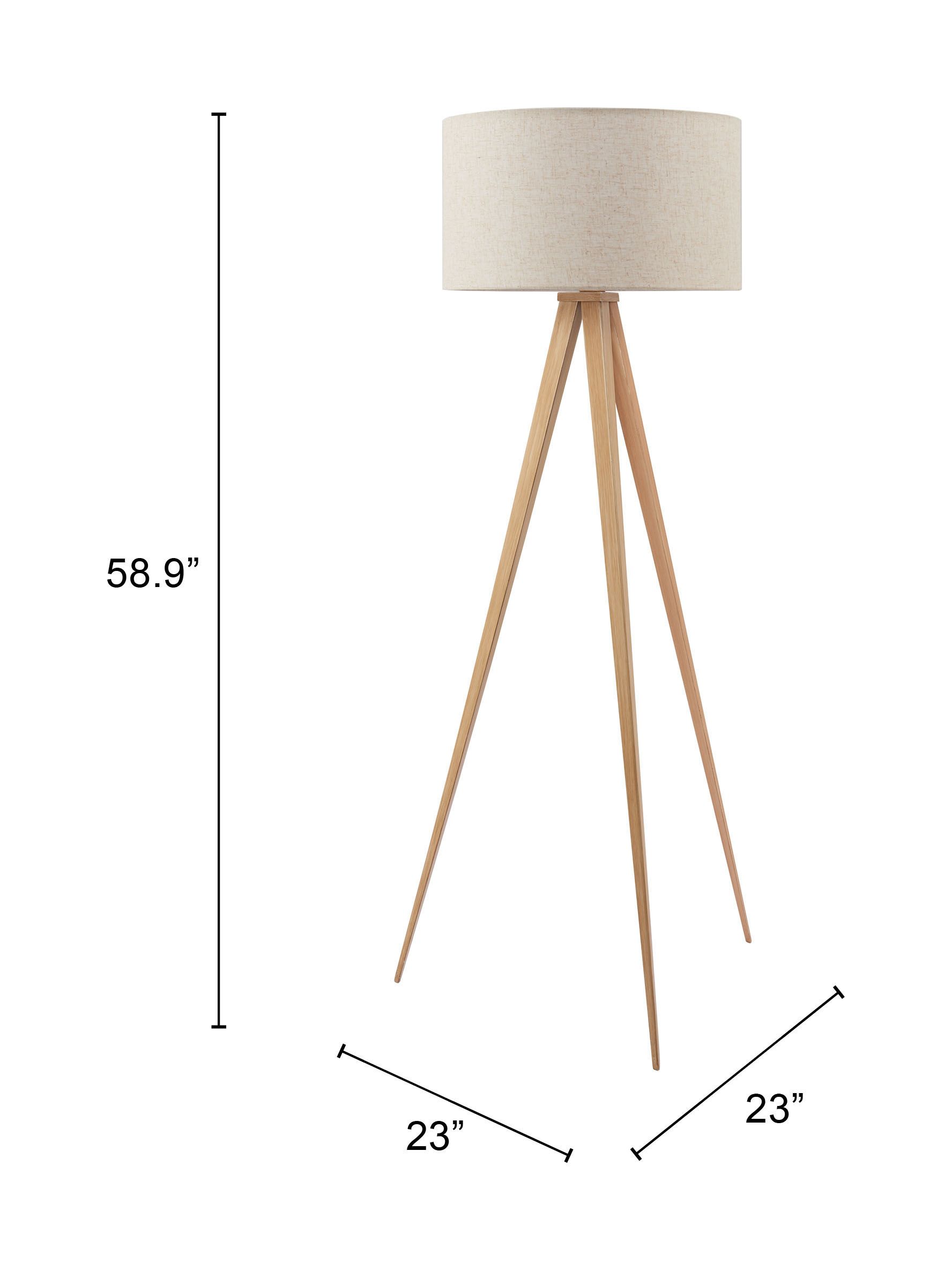 Imperial PVC/Steel Floor Lamp