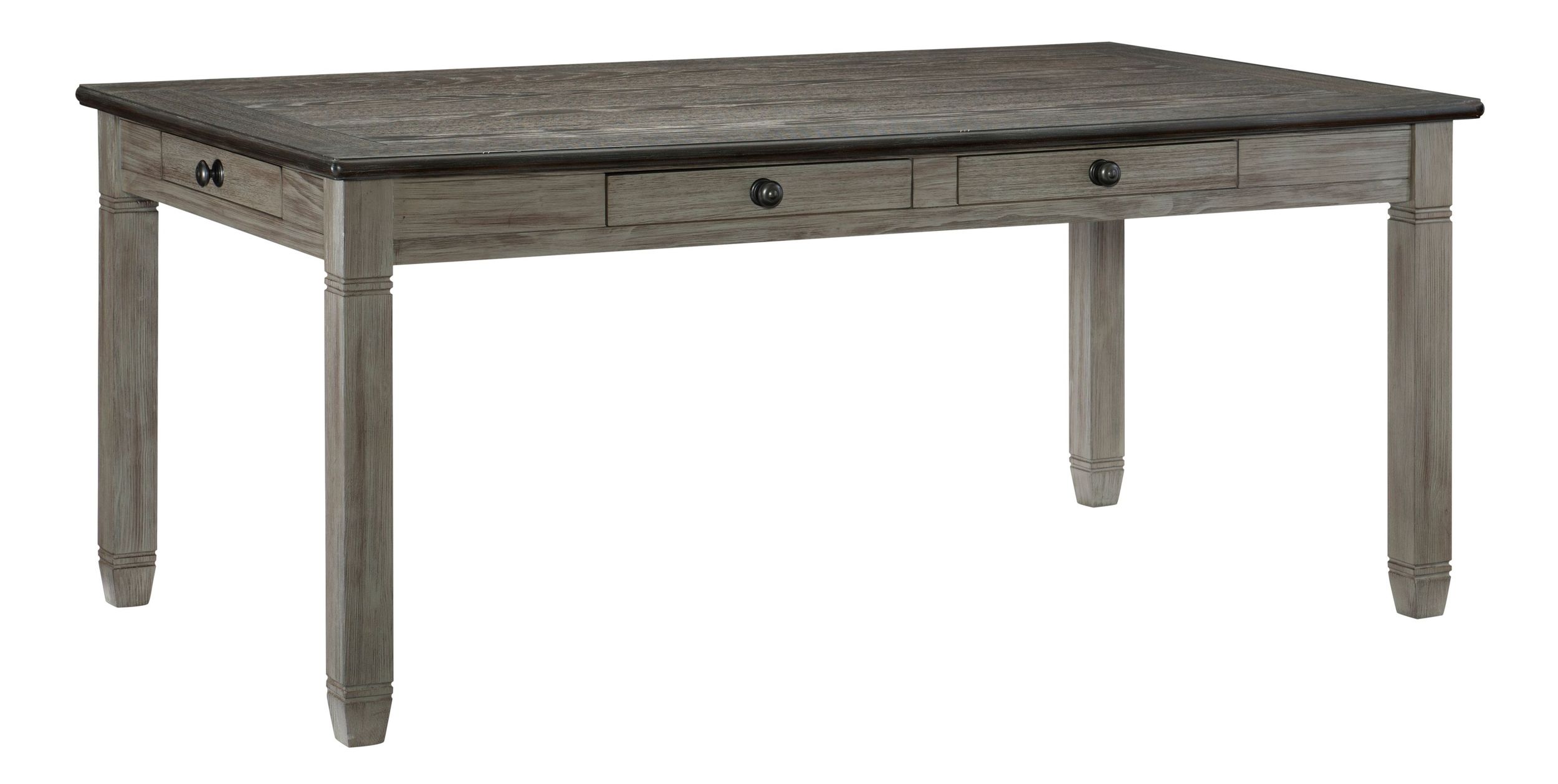 Granby Rectangular Wood Dining Room Set with 6 Drawers