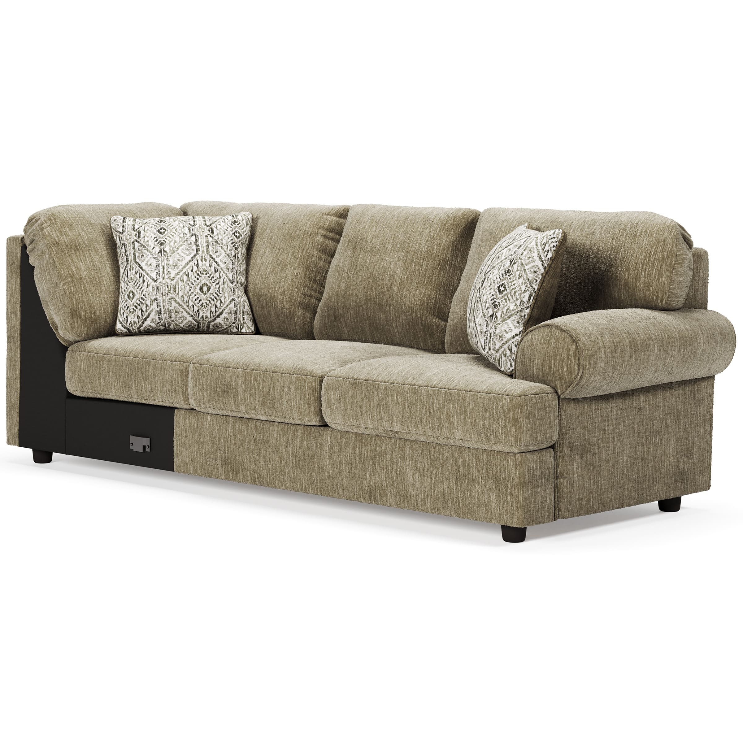Hoylake 3-Piece Polyester U-Shaped Sectional Sofa w/Left Arm Chaise Facing