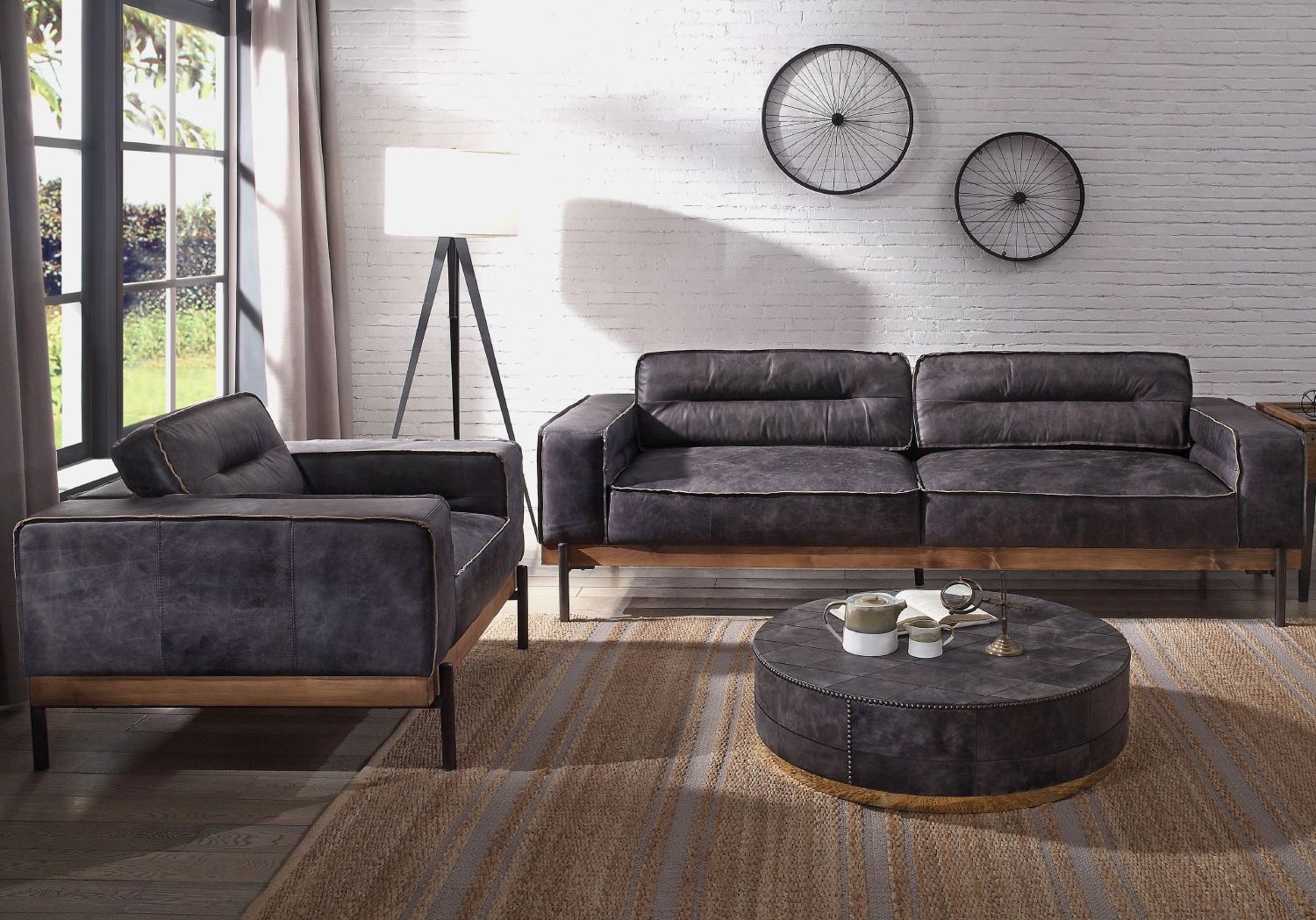 Silchester Top Grain Leather Sofa