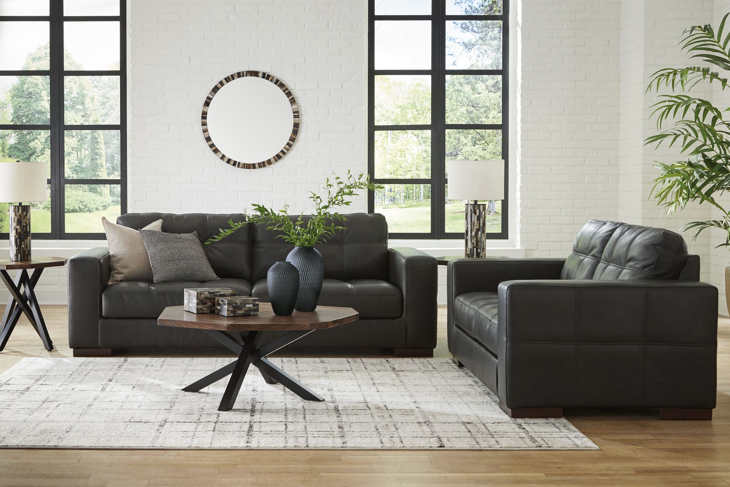 Ashley Luigi Sofa And Loveseat