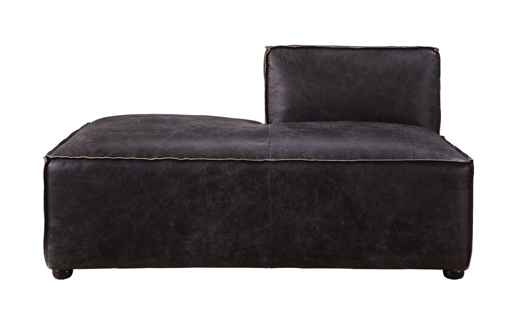 AF Modern Birdie Leather Modular Sectional