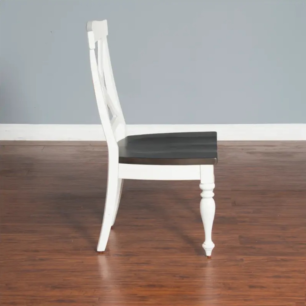 SM Carriage House Wood Crossback Dining Side Chair