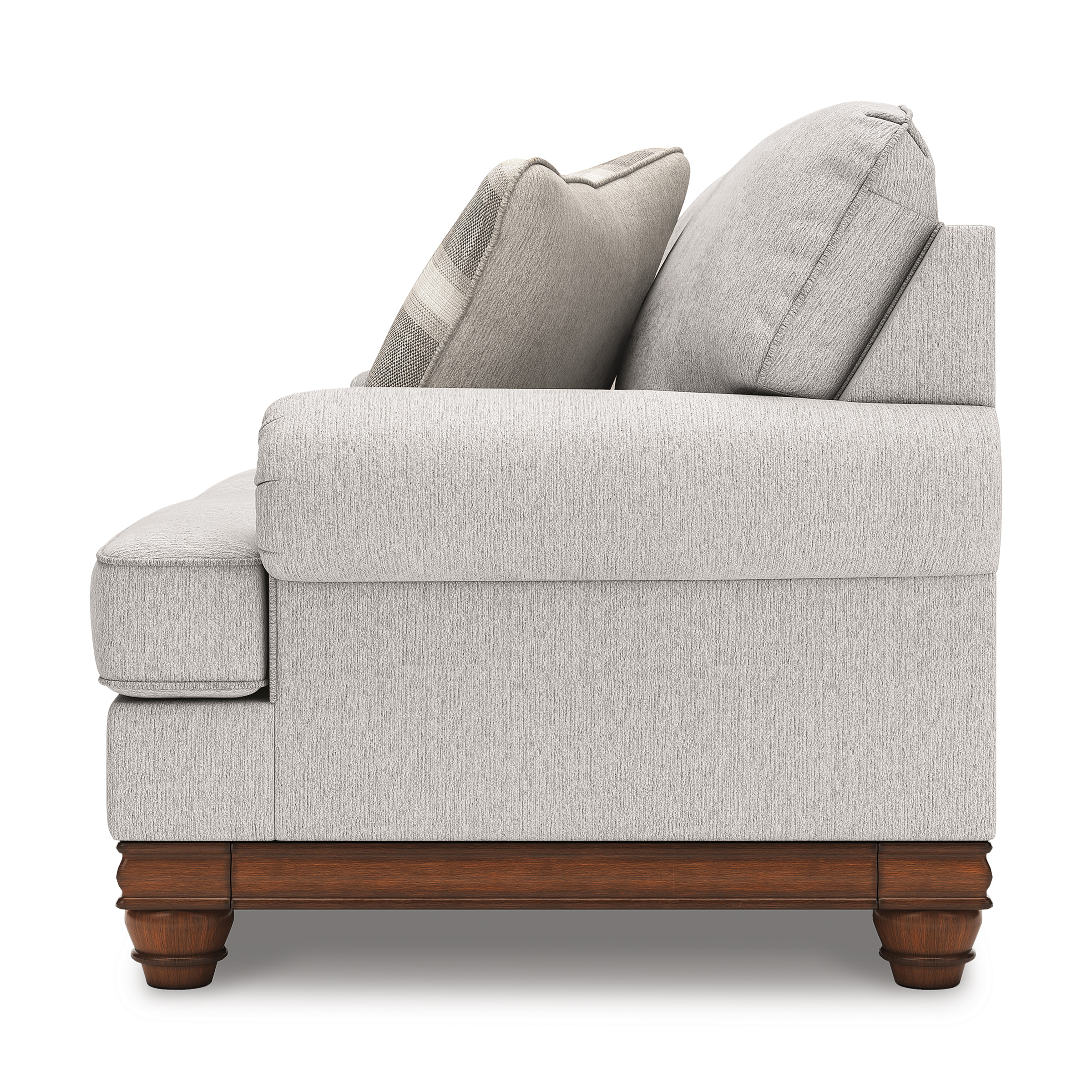 Clearbrooke Transitional Loveseat | Sandstone Upholstery