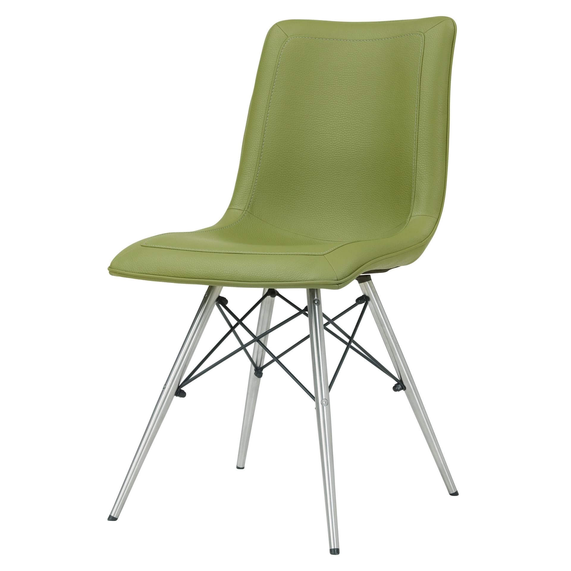 Blaine PU Chair, Stainless Steel Legs