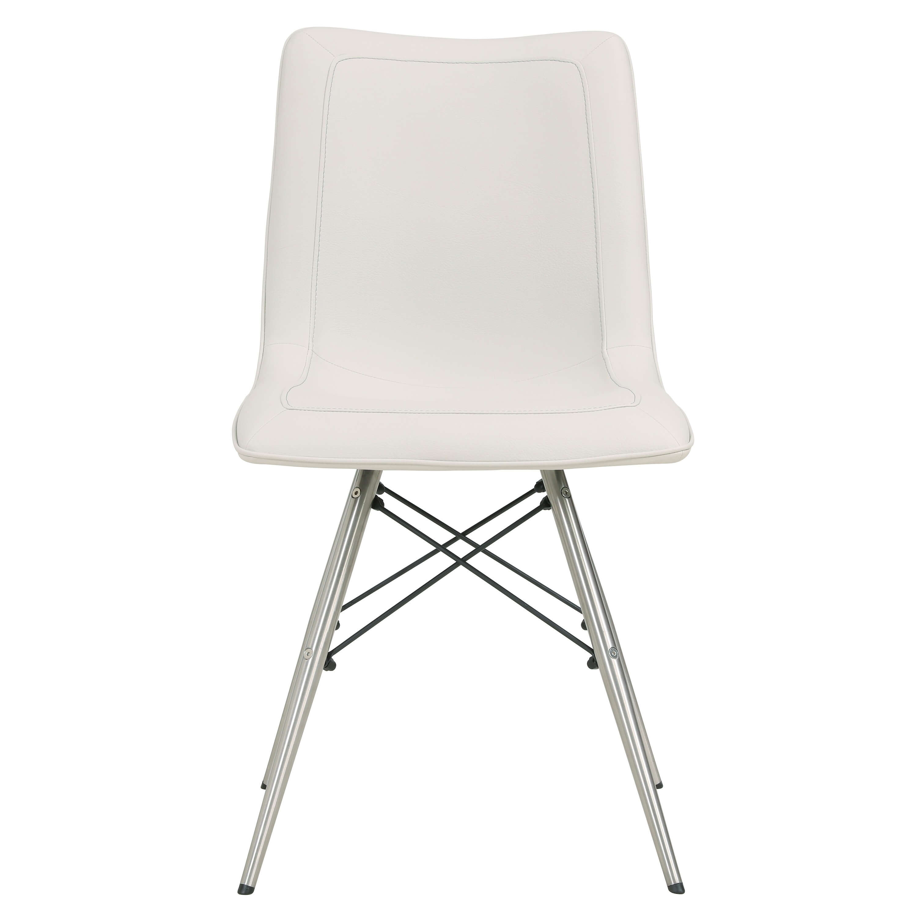 Blaine PU Chair, Stainless Steel Legs