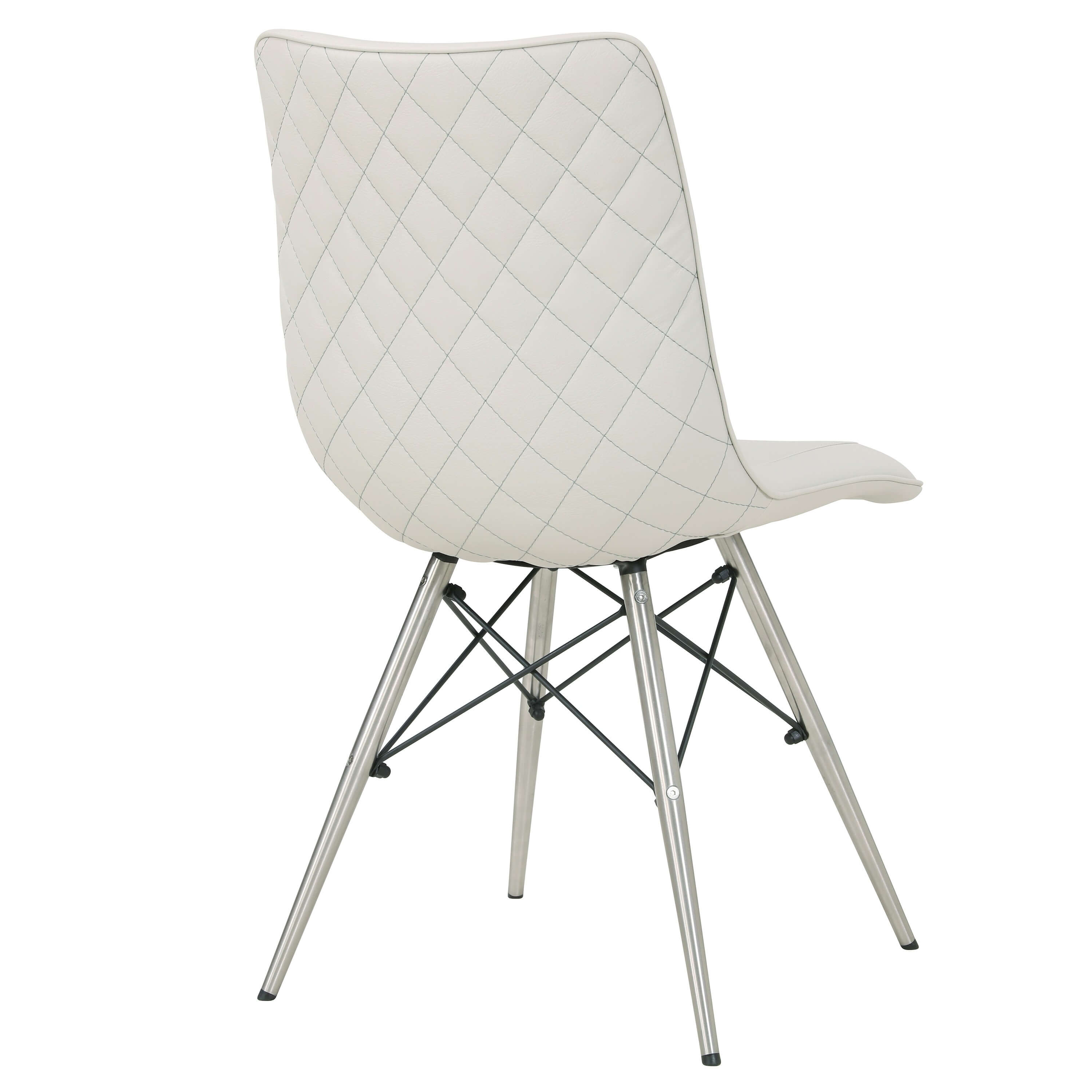 Blaine PU Chair, Stainless Steel Legs