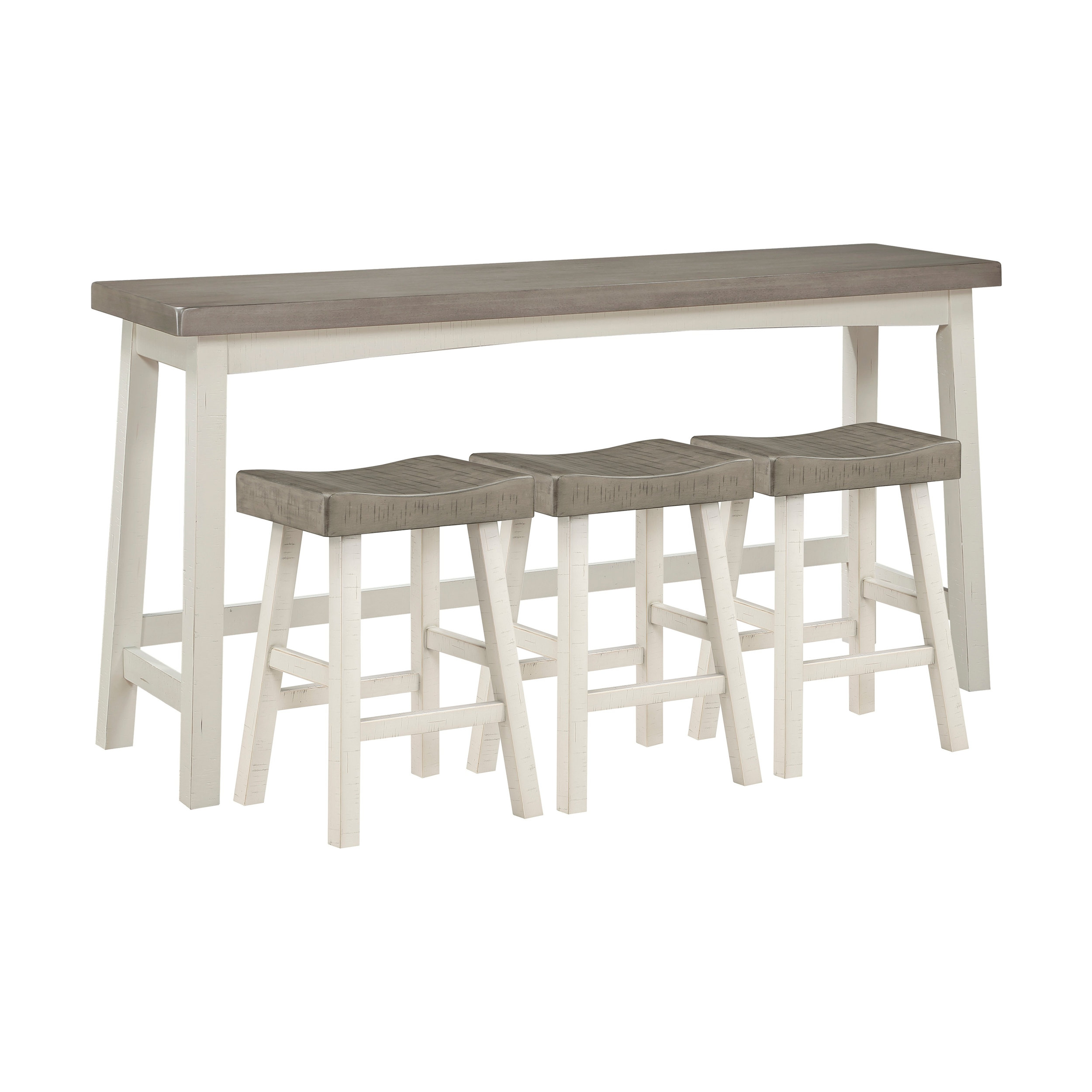 Caspian Wood 4-Piece Pack Counter Height Set