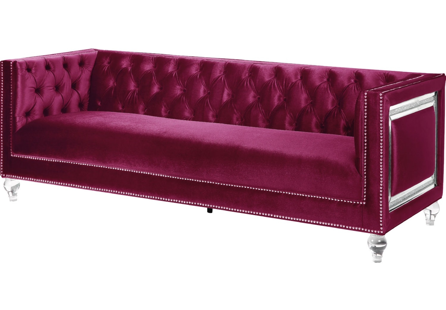 Heibero Velvet Tufted Living Room Set