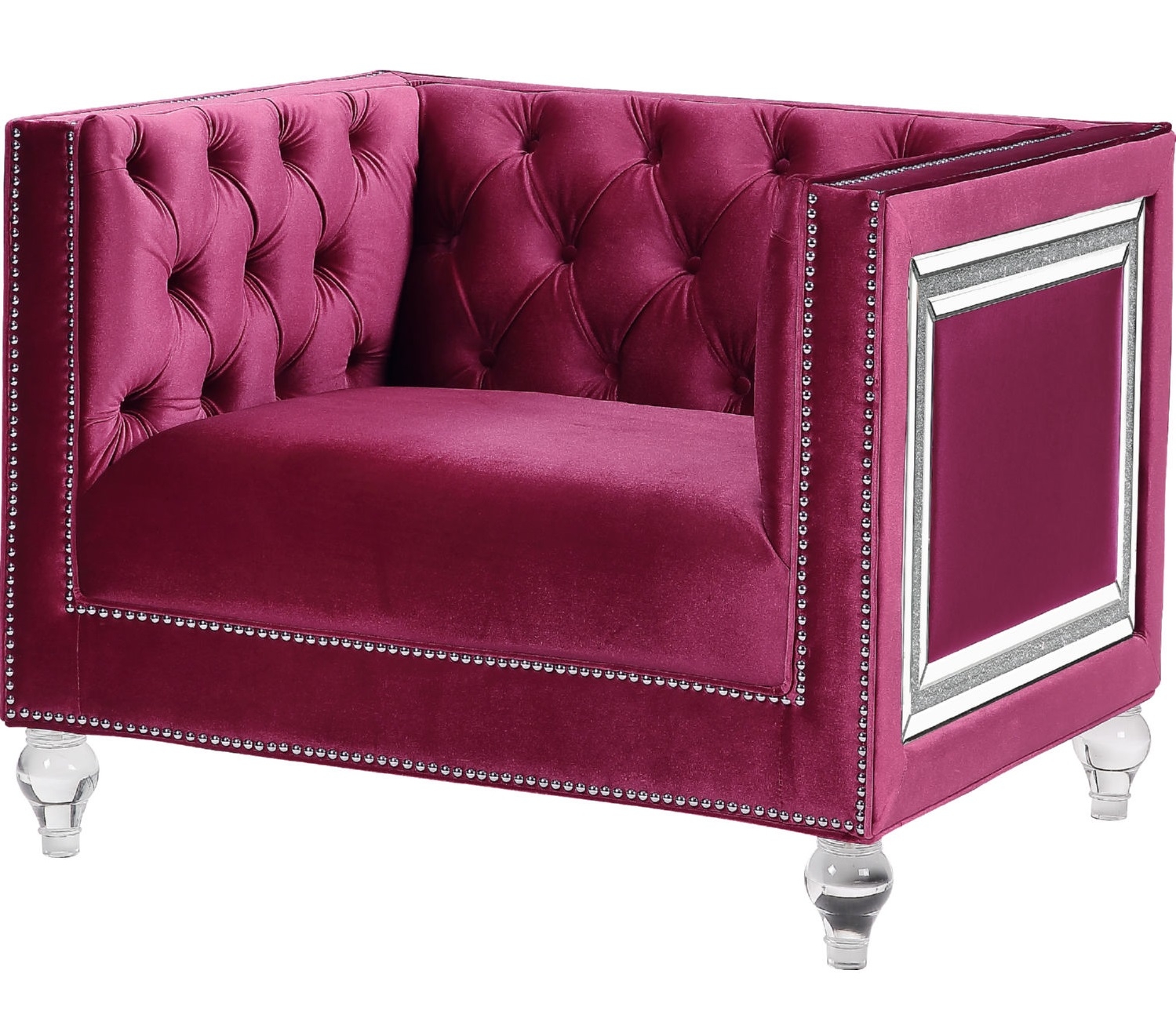 Heibero Velvet Tufted Living Room Set