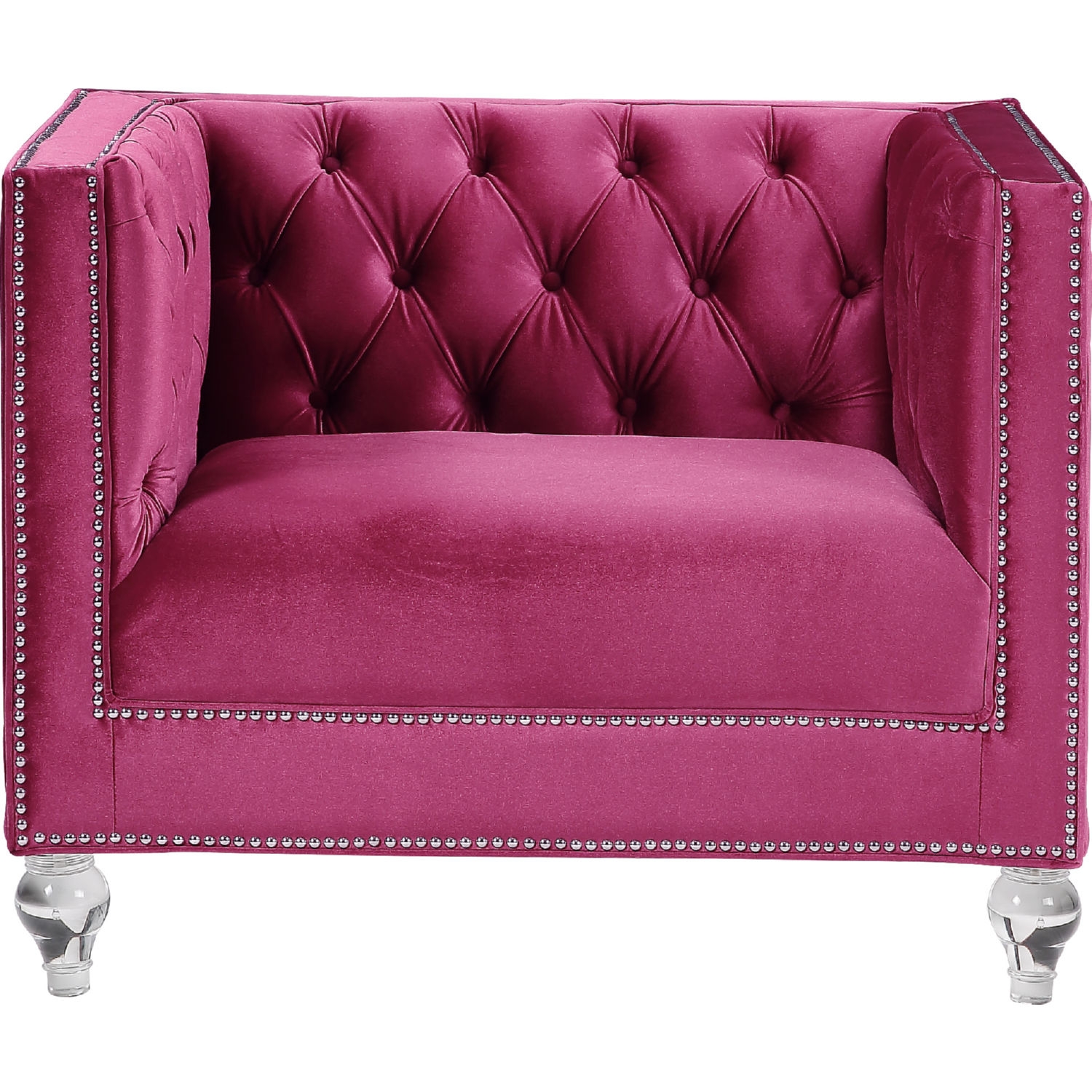 Heibero Velvet Tufted Chair