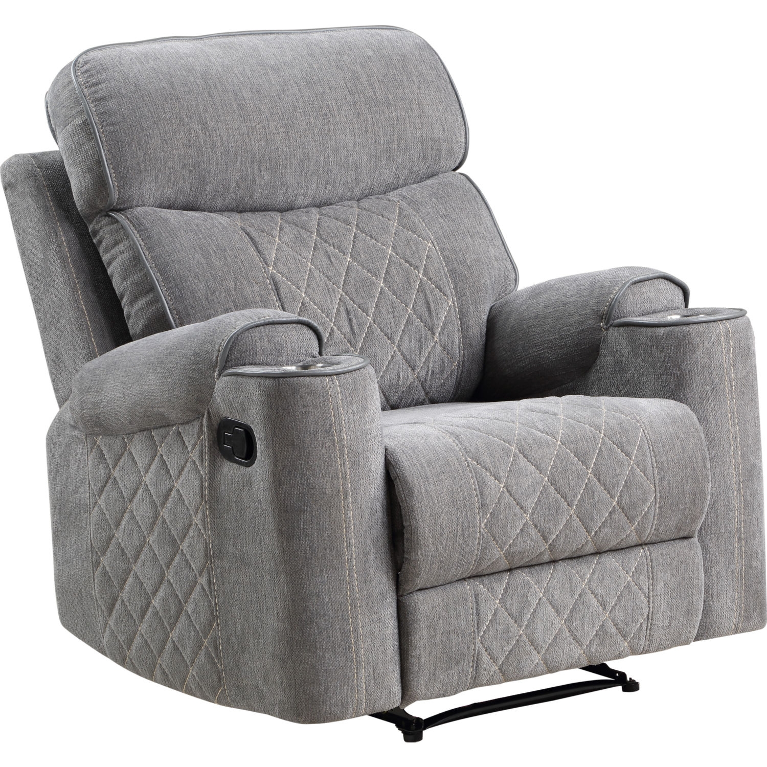 Aulada Fabric Glider Recliner Chair