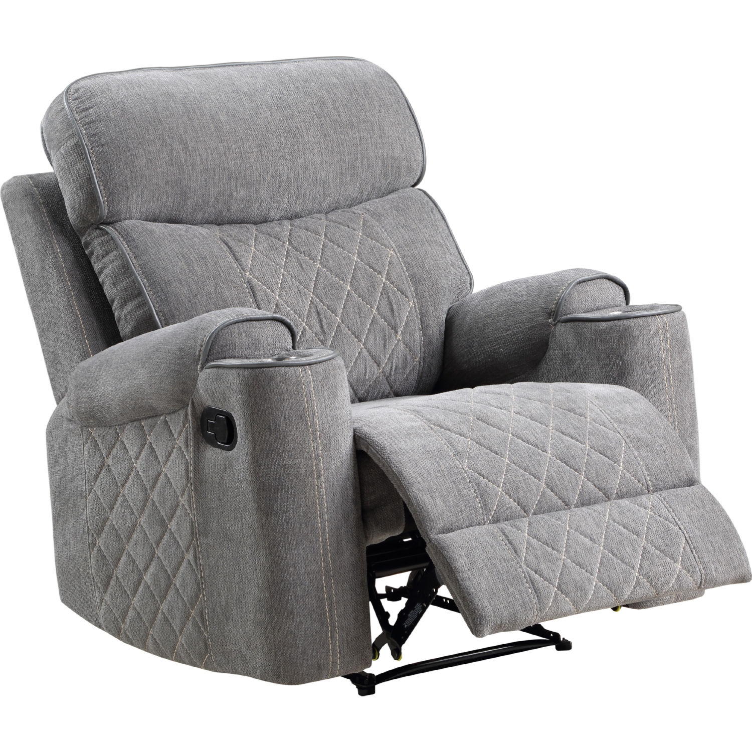 Aulada Fabric Glider Recliner Chair