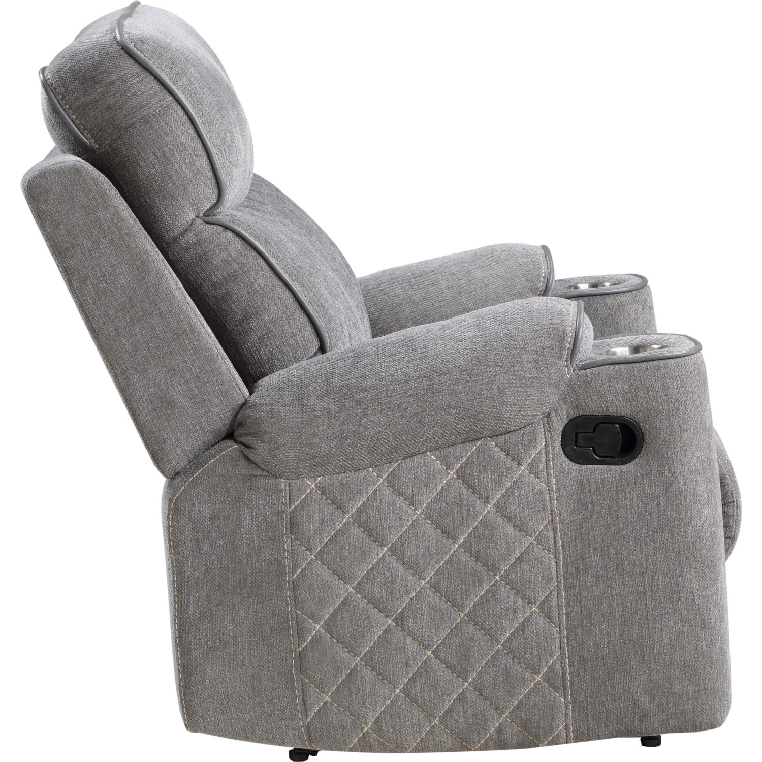 Aulada Fabric Glider Recliner Chair