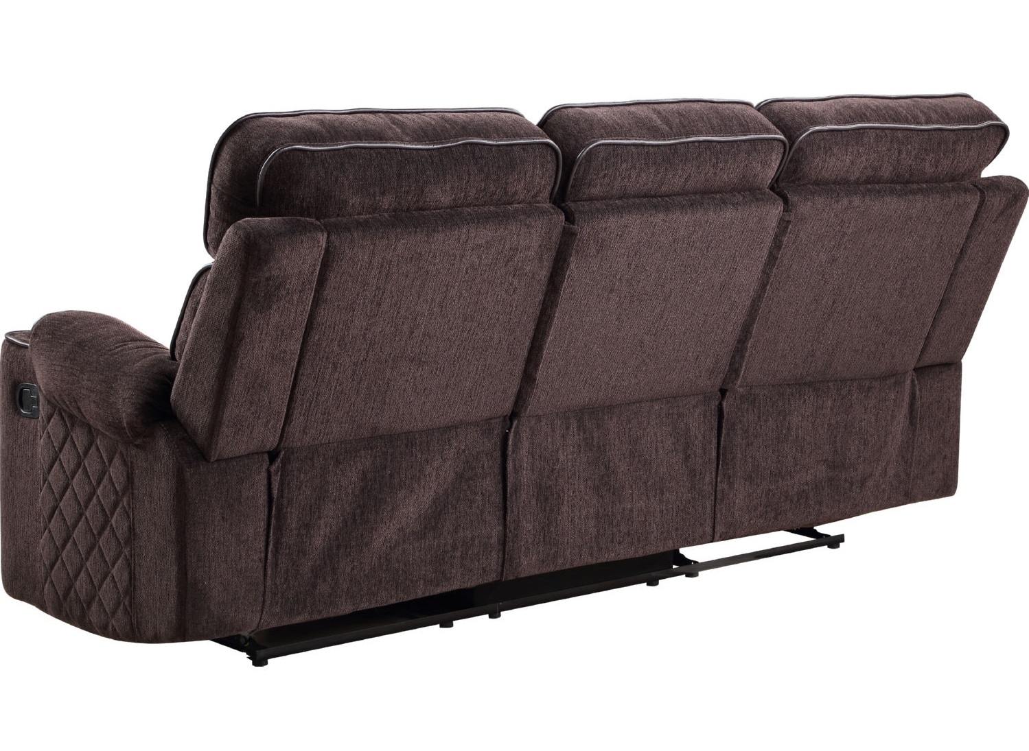 Aulada Fabric Glider Recliner Sofa