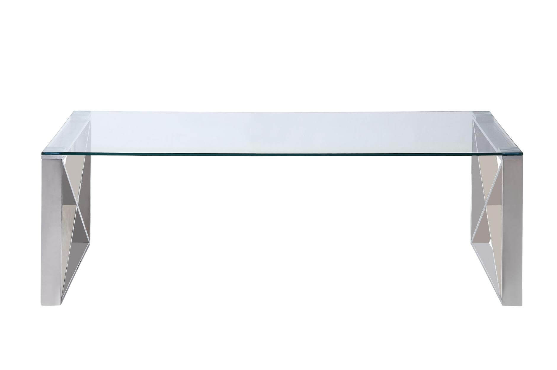 Rush Glass Coffee Table by Homelegance