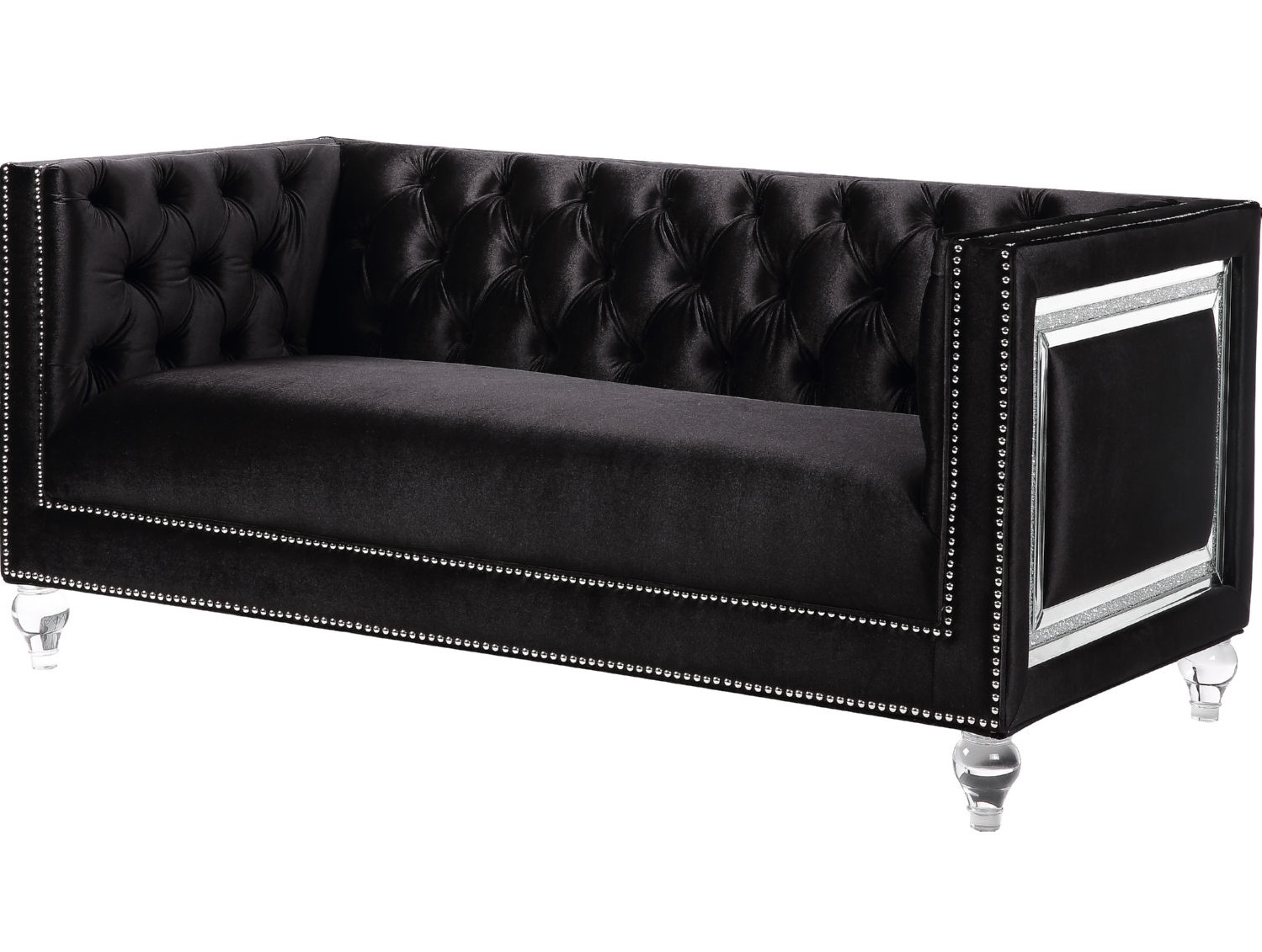 Heibero Velvet Tufted Living Room Set