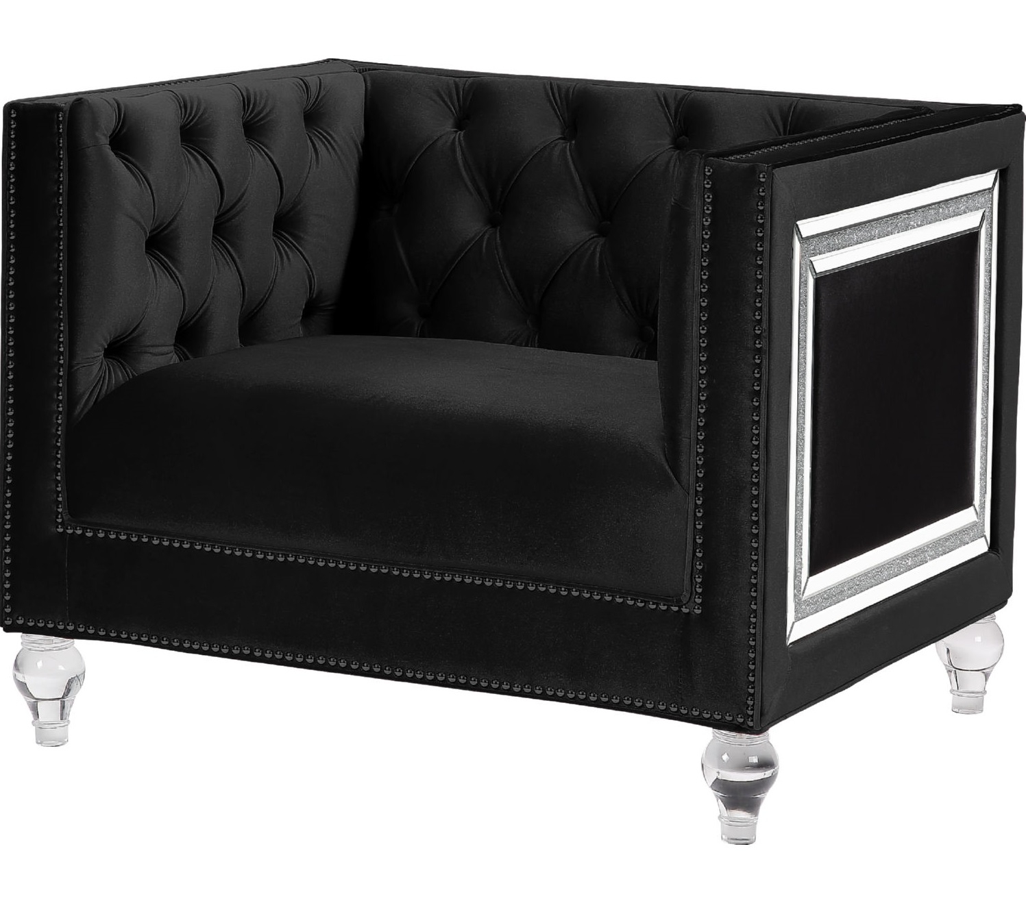 Heibero Velvet Tufted Living Room Set