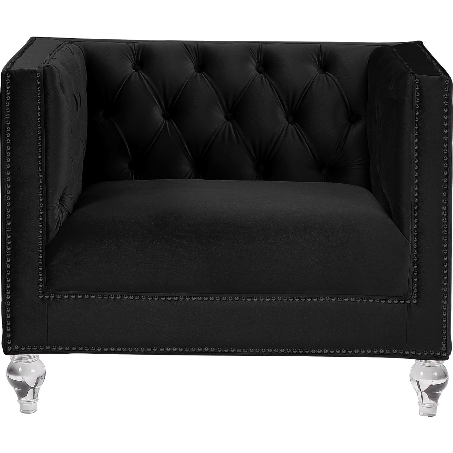 Heibero Velvet Tufted Chair