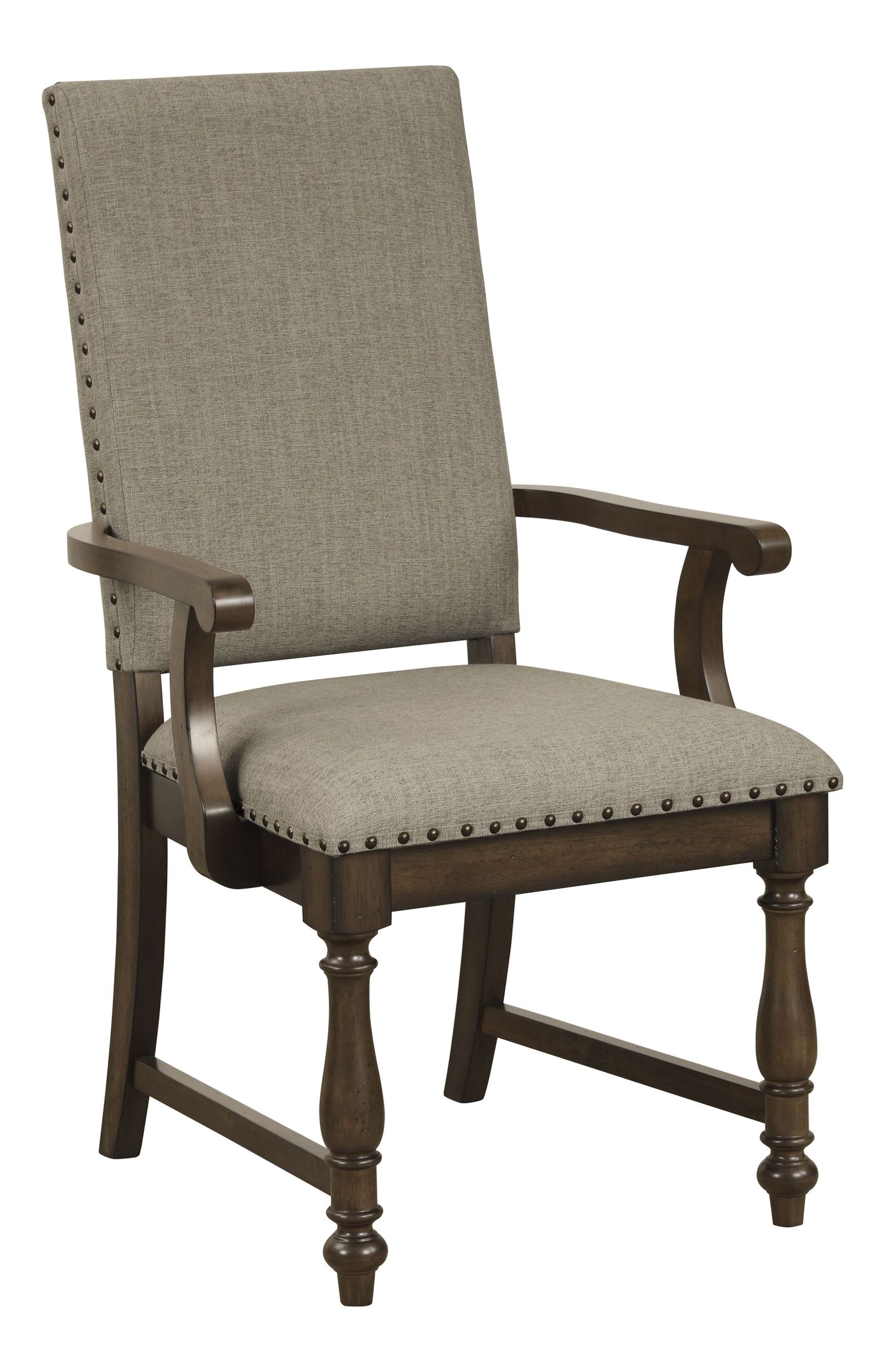 Stonington Fabric/Wood Arm Chair