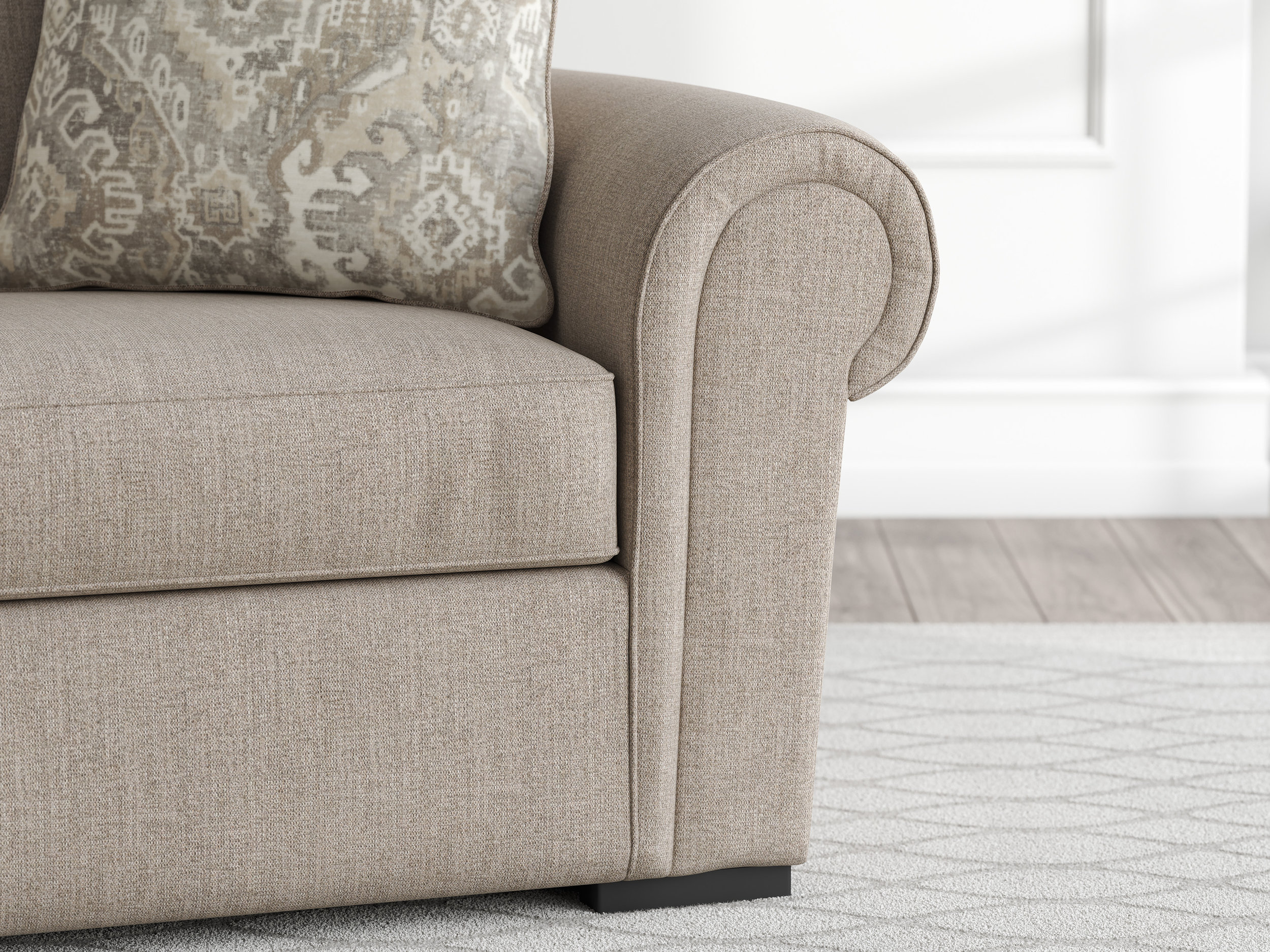 Sararose Polyester Chair & a Half