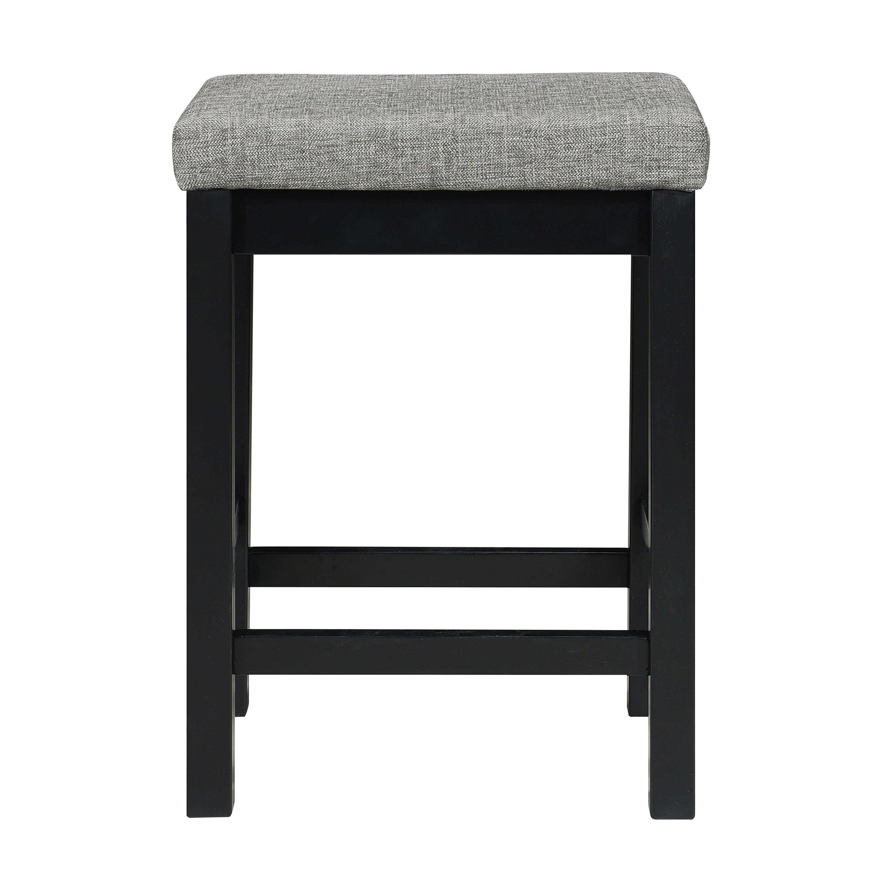 Connected Wood/Fabric 4-Piece Pack Counter Height Set with Drawer
