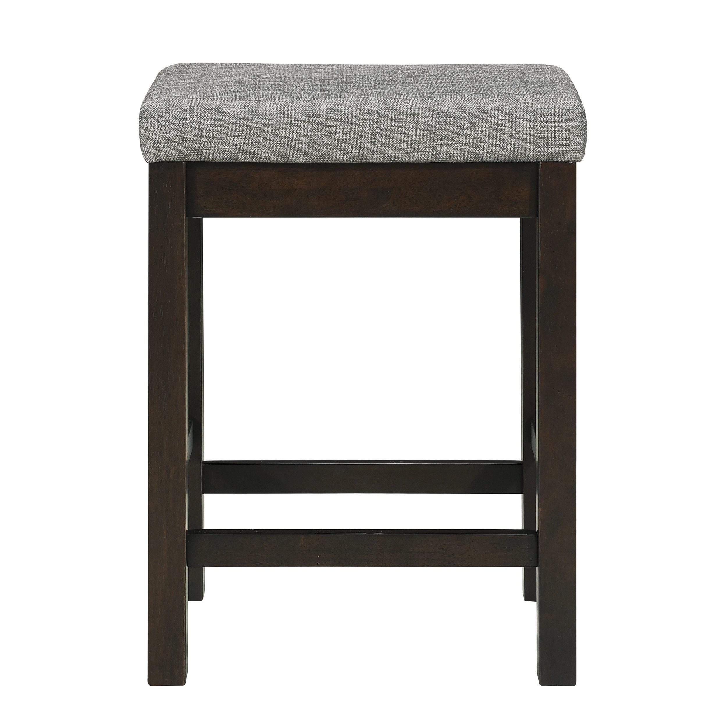 Connected Wood/Fabric 4-Piece Pack Counter Height Set with Drawer